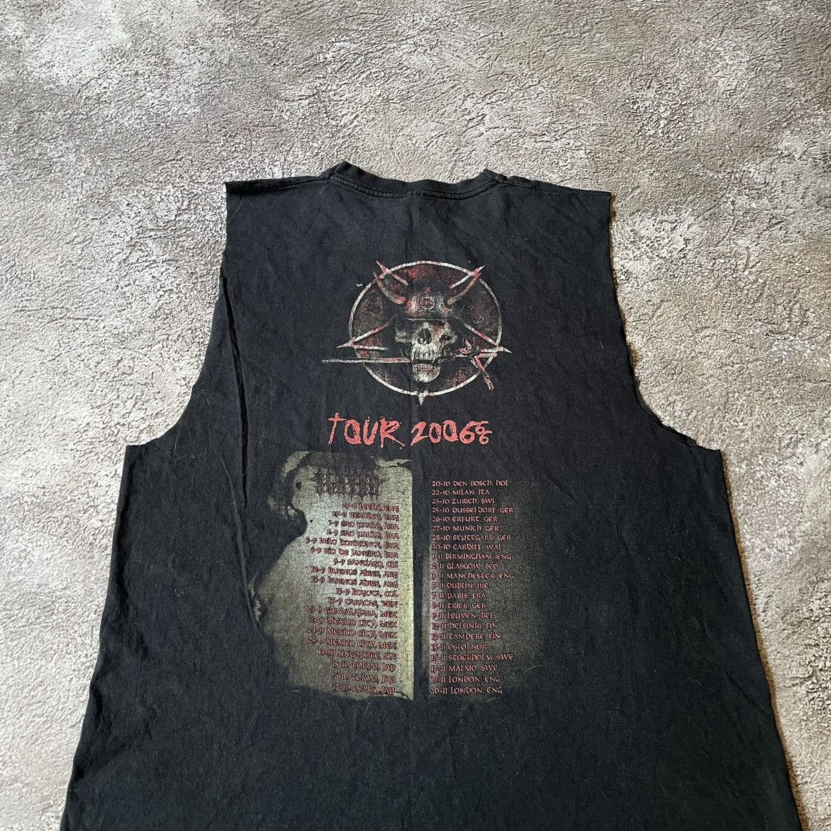 Vintage Vintage 90s Slayer Graphic Tee Faded Black Punk Horror M Size US M / EU 48-50 / 2 - 8 Thumbnail