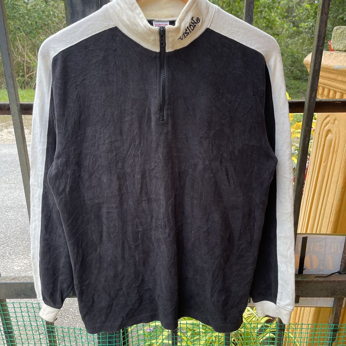 Vintage × Vision Streetwear 🔥Vintage Vision Streetwear Half Zipper Corduroi Turtle Neck Size US S / EU 44-46 / 1 - 4 Thumbnail