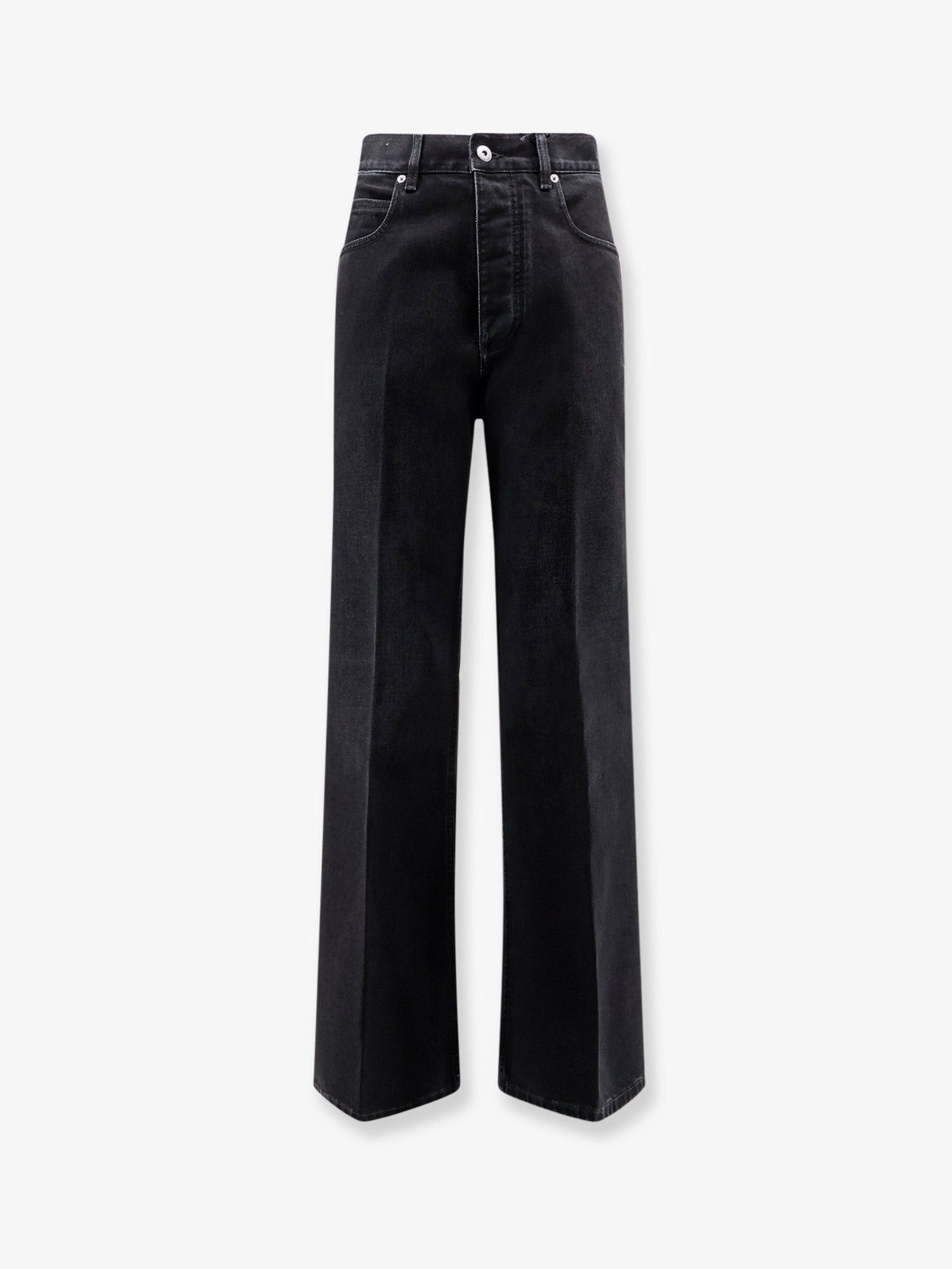 Bottega Veneta Black Denim Trousers Size 26" / US 2 / IT 38 - 1 Thumbnail