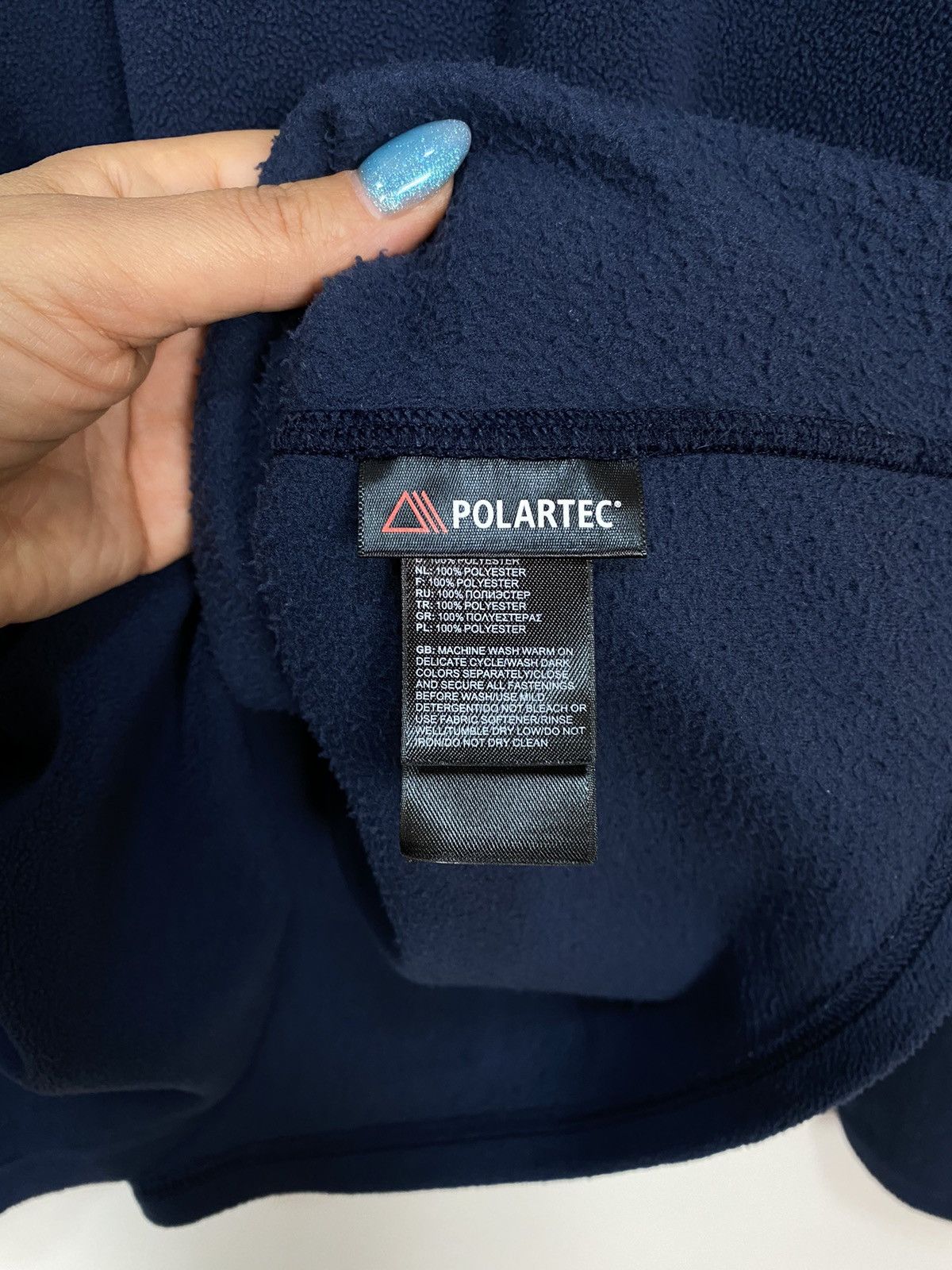 The North Face The North Face Polartec 1/4 Zip Fleece Jacket Size XL Blue Size US XL / EU 56 / 4 - 6 Thumbnail