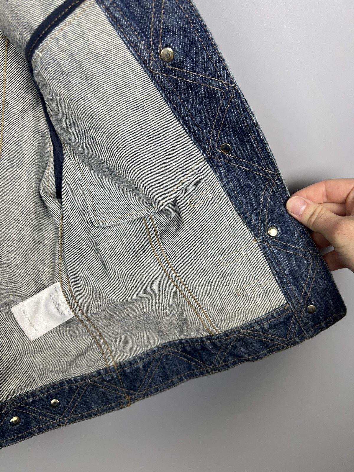 Gucci Rare Vintage Gucci Tomford Era Denim Jacket short sleeve Size XS / US 0-2 / IT 36-38 - 12 Thumbnail