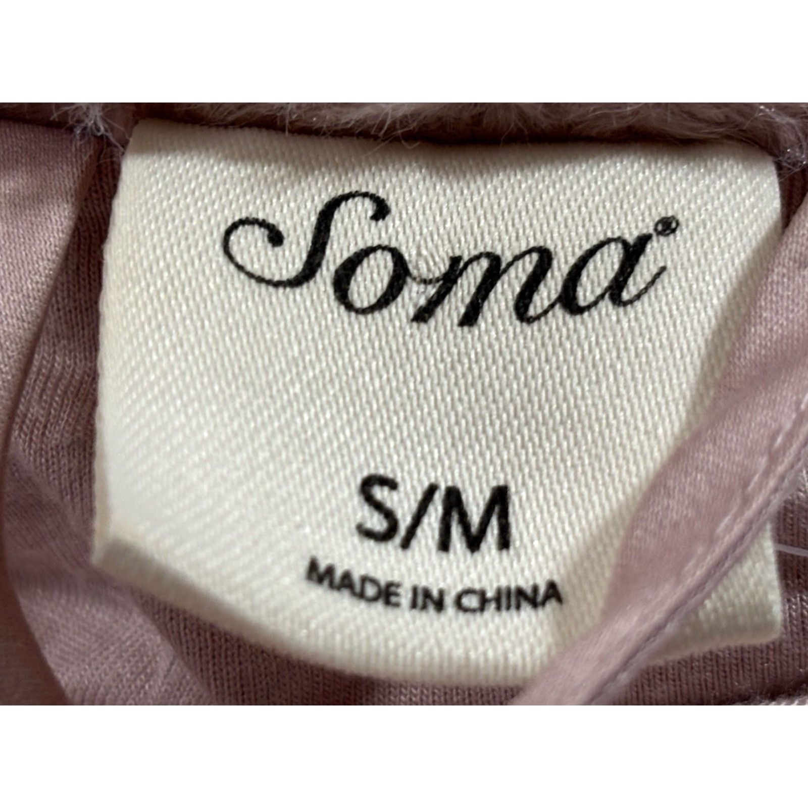 Vintage SOMA Plush Long Robe Women’s S/M Pink Belted Lined Textured Luxe Cozy Vict OR Womens (adjusted to compliance) Size ONE SIZE - 7 Thumbnail