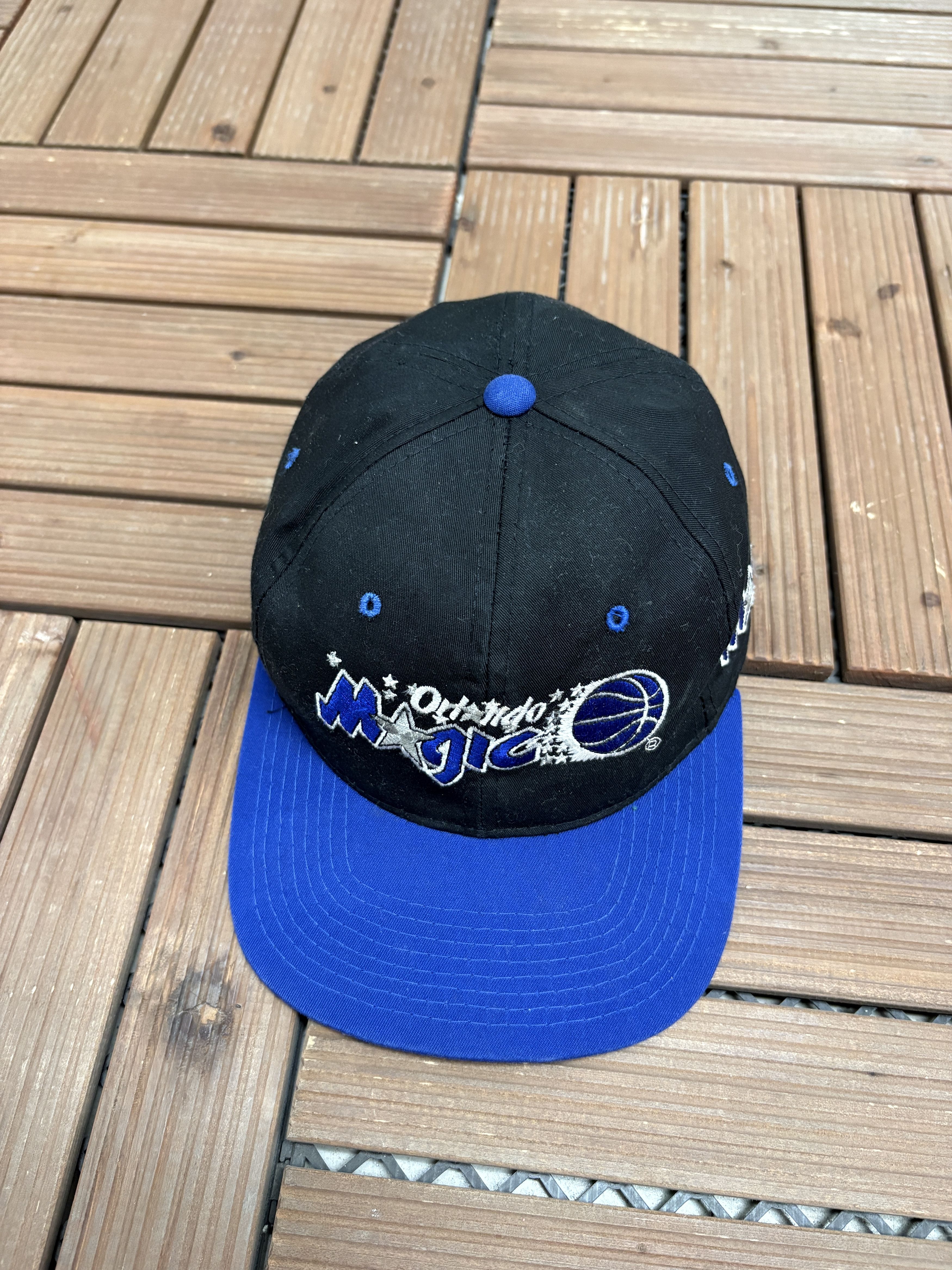 Starter Orlando Magic Embroidered Vintage Black Hat Cap Size 7 Size ONE SIZE - 1 Thumbnail
