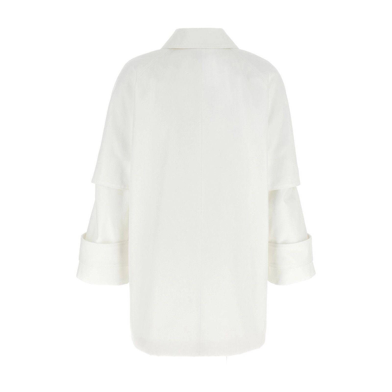 Max Mara MAX MARA Baba White Waterproof Long Trench Coat New & Authen Size XS / US 0-2 / IT 36-38 - 2 Thumbnail