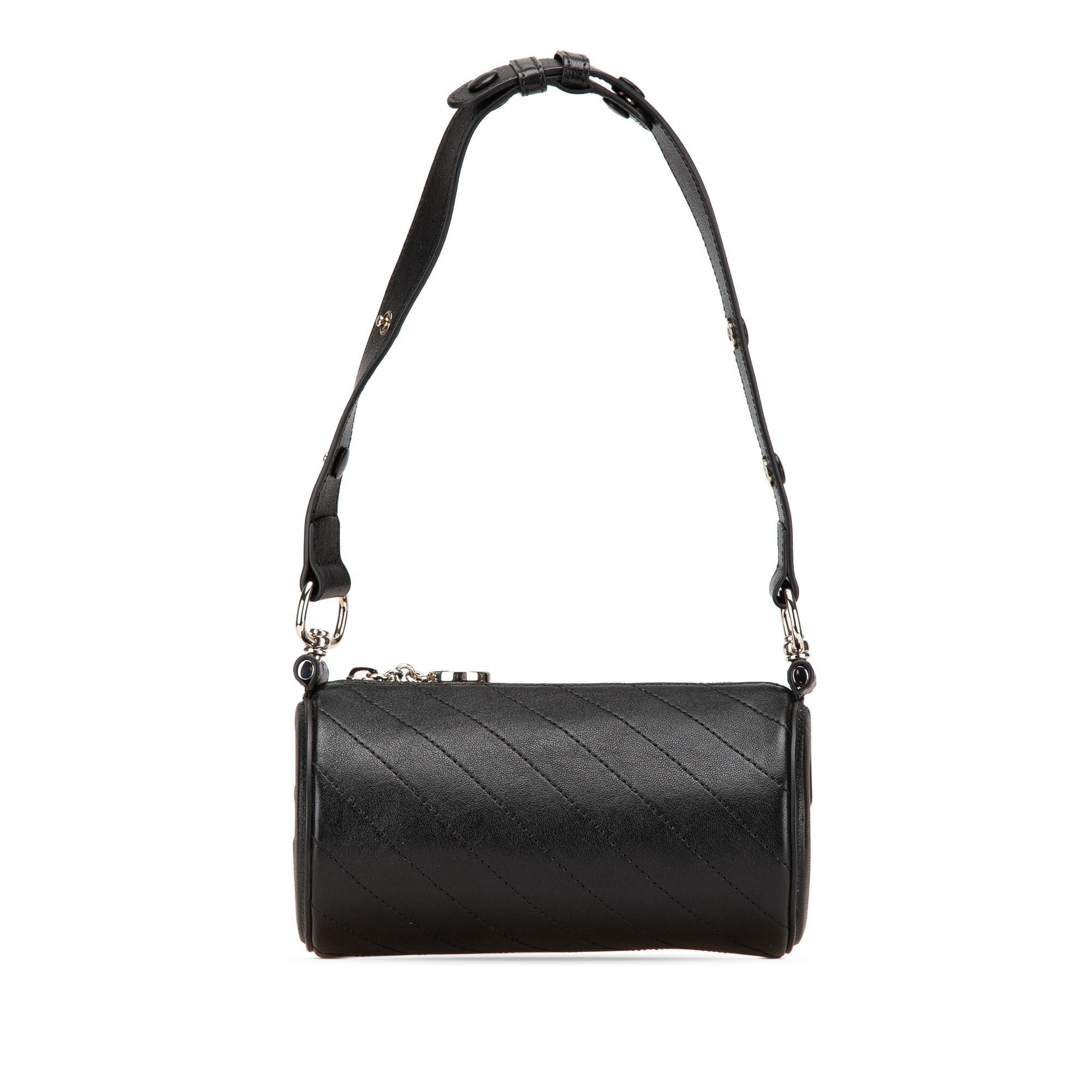 Gucci Mini Leather Blondie Shoulder Bag in Black, Women's
