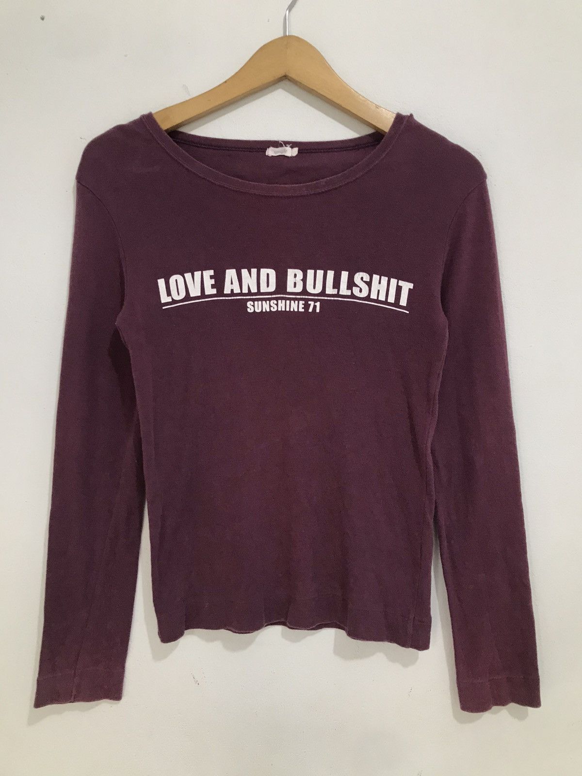 image of If Six Was Nine x Le Grande Bleu L G B Love And Bullshit Summer Long Sleeve Japanese in Washed Purp