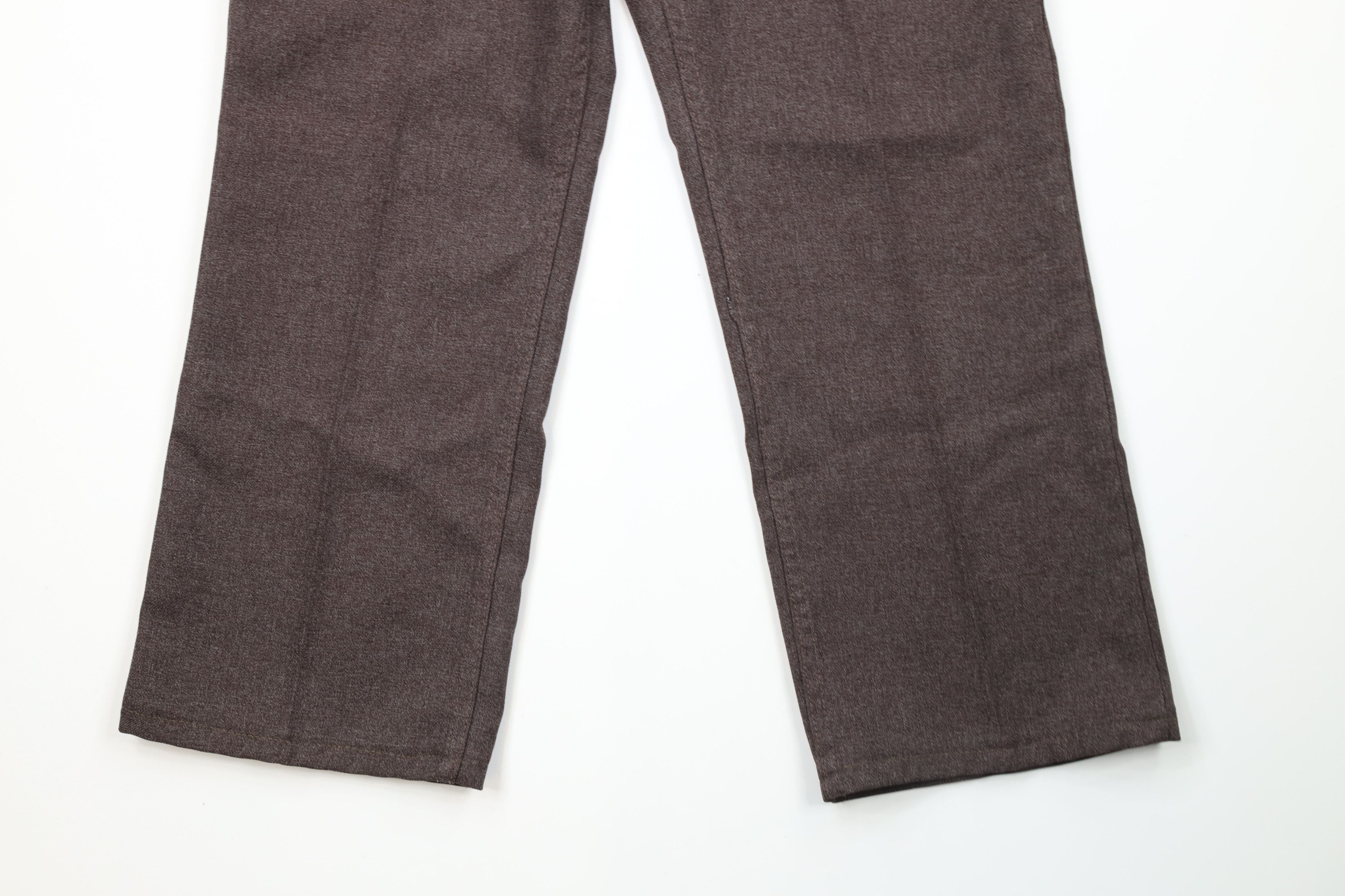 Vintage × Wrangler Vintage 90s Wrangler Wide Leg Pants Heather Brown USA Size US 36 / EU 52 - 4 Thumbnail