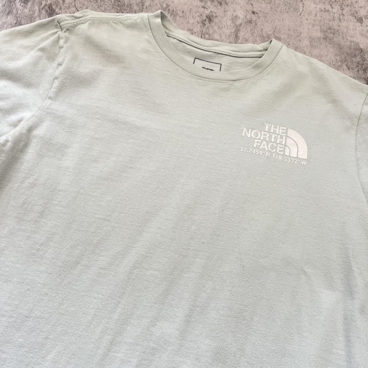 The North Face The North Face baby blue white streetwear tee rap hip hop Size US M / EU 48-50 / 2 - 3 Thumbnail