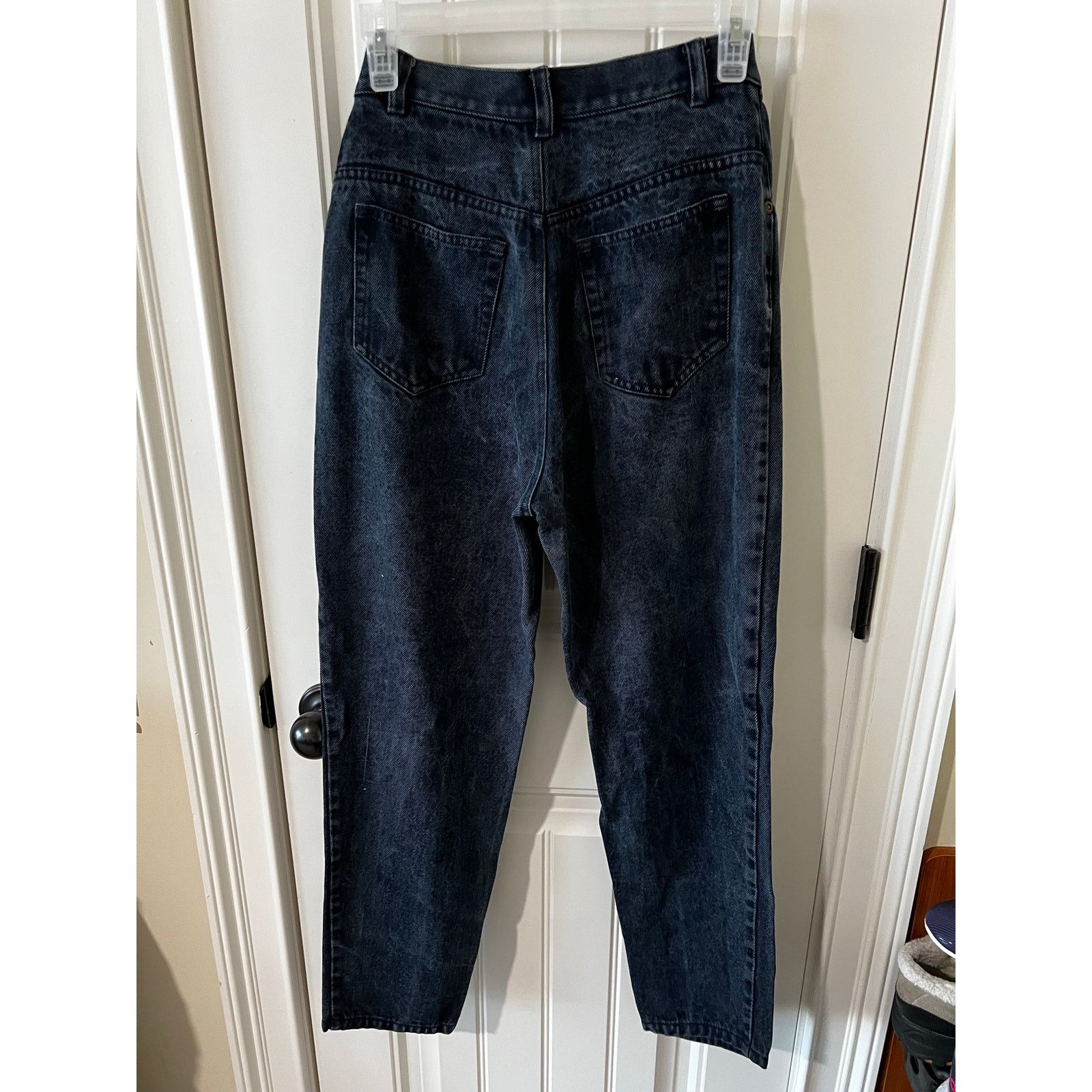 Liz Claiborne Vintage Womens Petite High Rise Tapered Leg Denim Blue Jeans Size 27" / US 4 / IT 40 - 11 Thumbnail