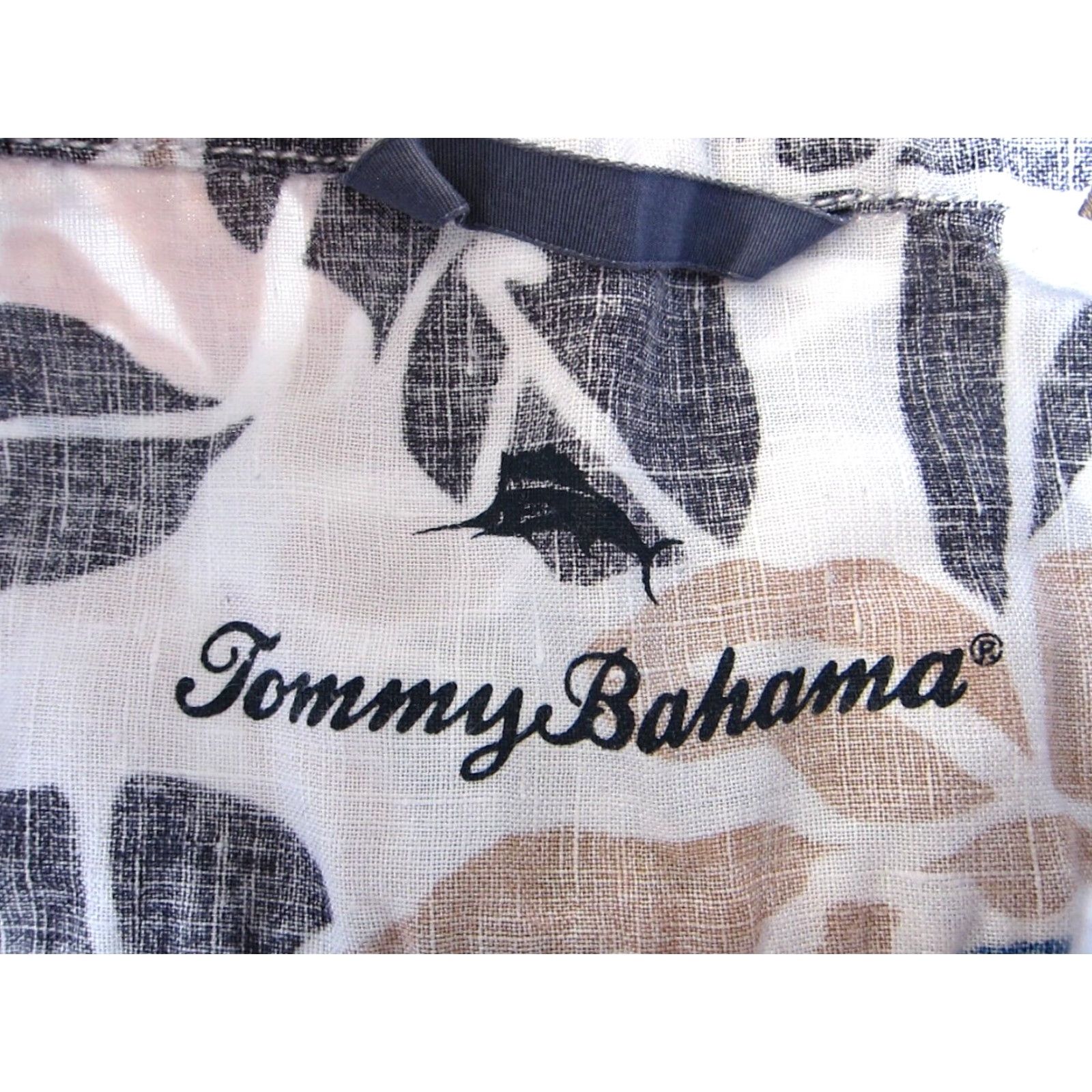 Tommy Bahama Tommy Bahama Blouse Shirt Oversized 100% Linen Floral Blue Small Womens Size S / US 4 / IT 40 - 4 Thumbnail
