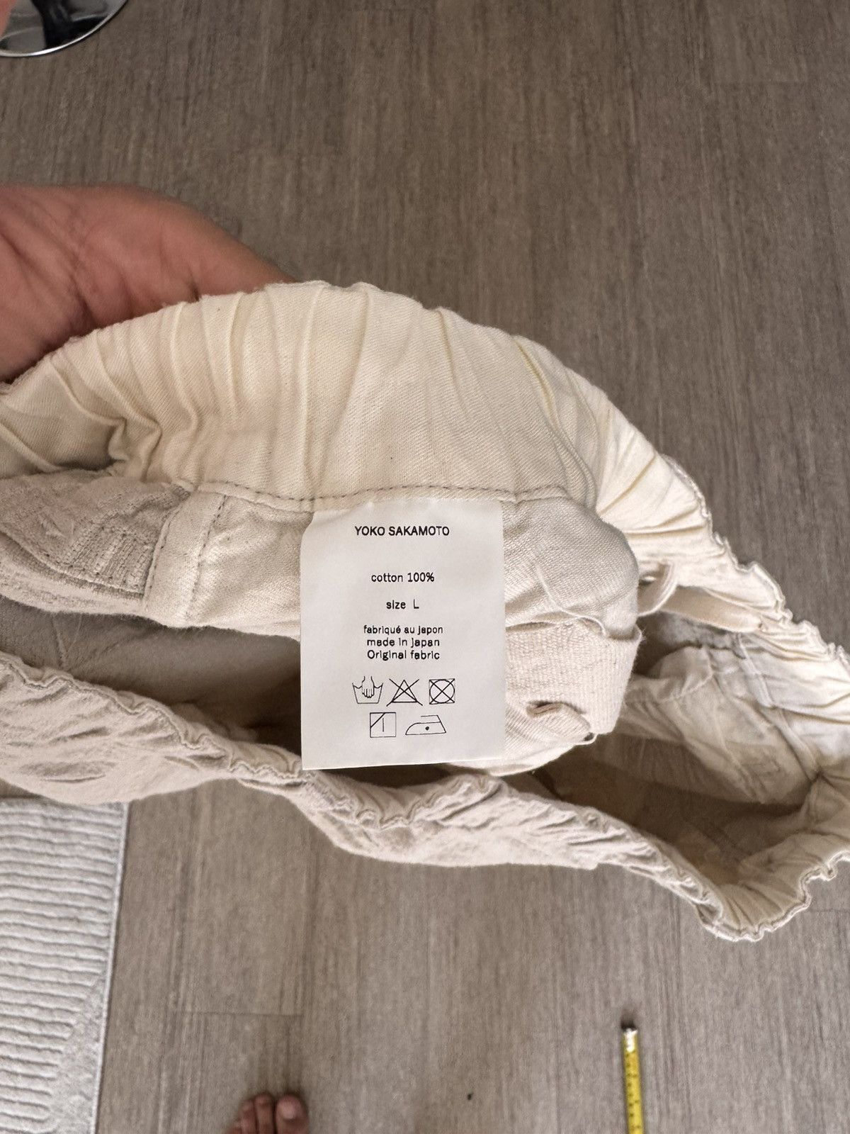 YOKO SAKAMOTO Yoko Sakamoto Cotton Pants Size US 33 - 5 Thumbnail