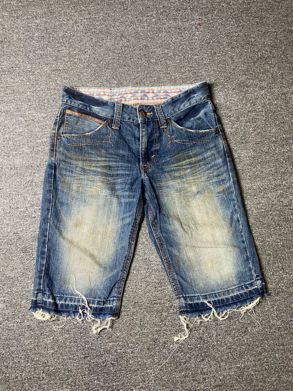 Edwin × Japanese Brand × Vintage Vintage Edwin Exclusive XV Denim Jeans Shorts (128) Size US 32 / EU 48 - 2 Thumbnail