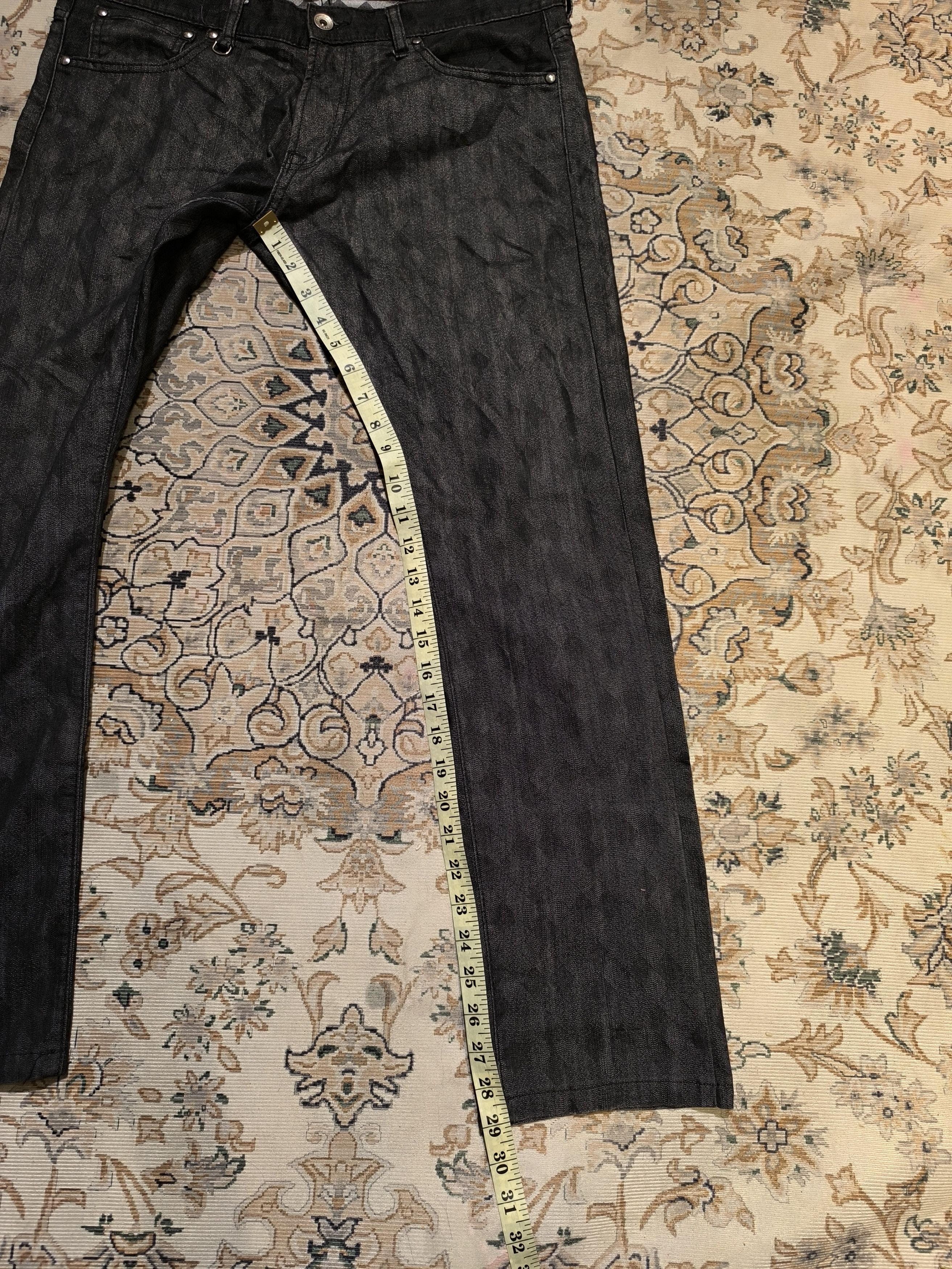 semanticdesign RARE SEMANTIC DESIGN DIAMOND PATTERN JEANS Size US 34 / EU 50 - 13 Thumbnail