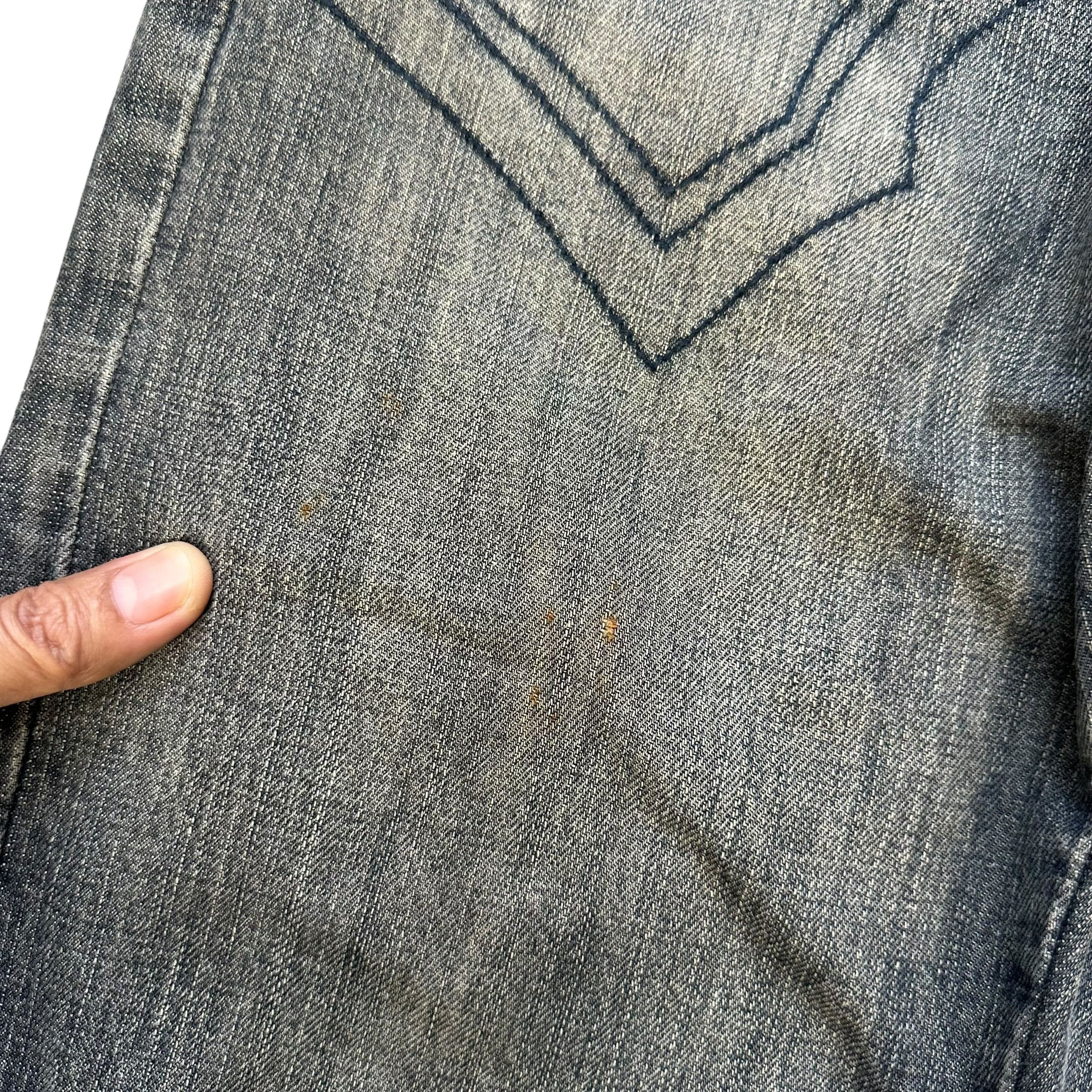 Japanese Brand TORNADO MART Very Nice Design Jeans Denim Pant #A44-1018 Size 33" - 4 Thumbnail
