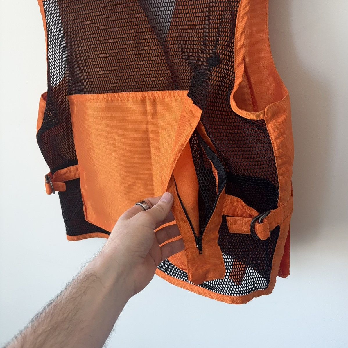 Polo Ralph Lauren Polo Sport 100% Nylon Hi Tech Utility Vest Safety Orange Size US S / EU 44-46 / 1 - 9 Thumbnail