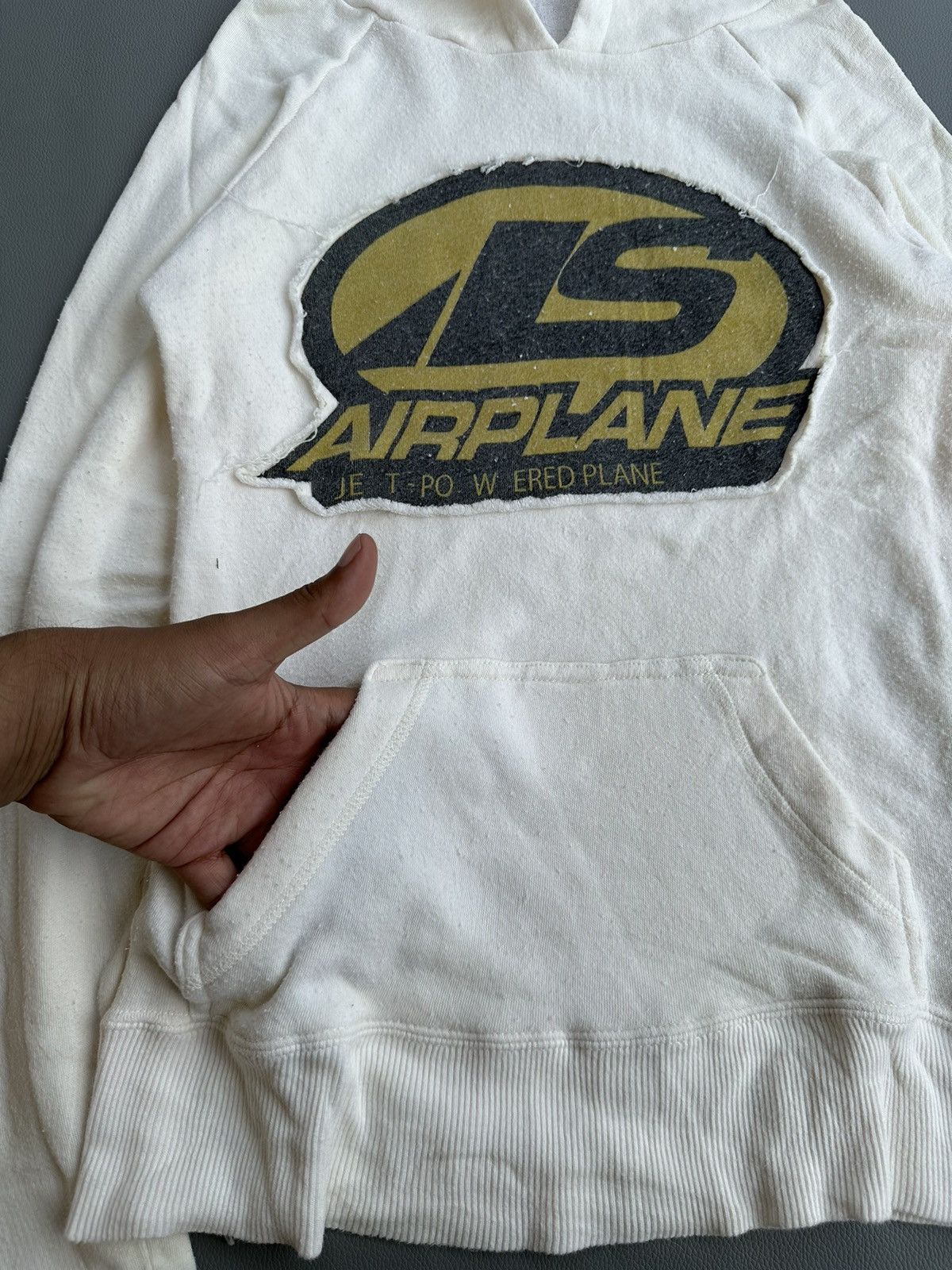 Hysteric Glamour DISTRESSED IS AIRPLANE JET POWER 366 HOODIE LGB STYLE Size US XS / EU 42 / 0 - 7 Thumbnail