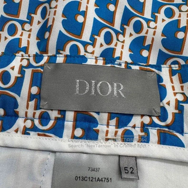 Dior Dior Monogram Silk Shorts. Size US 36 / EU 52 - 3 Thumbnail