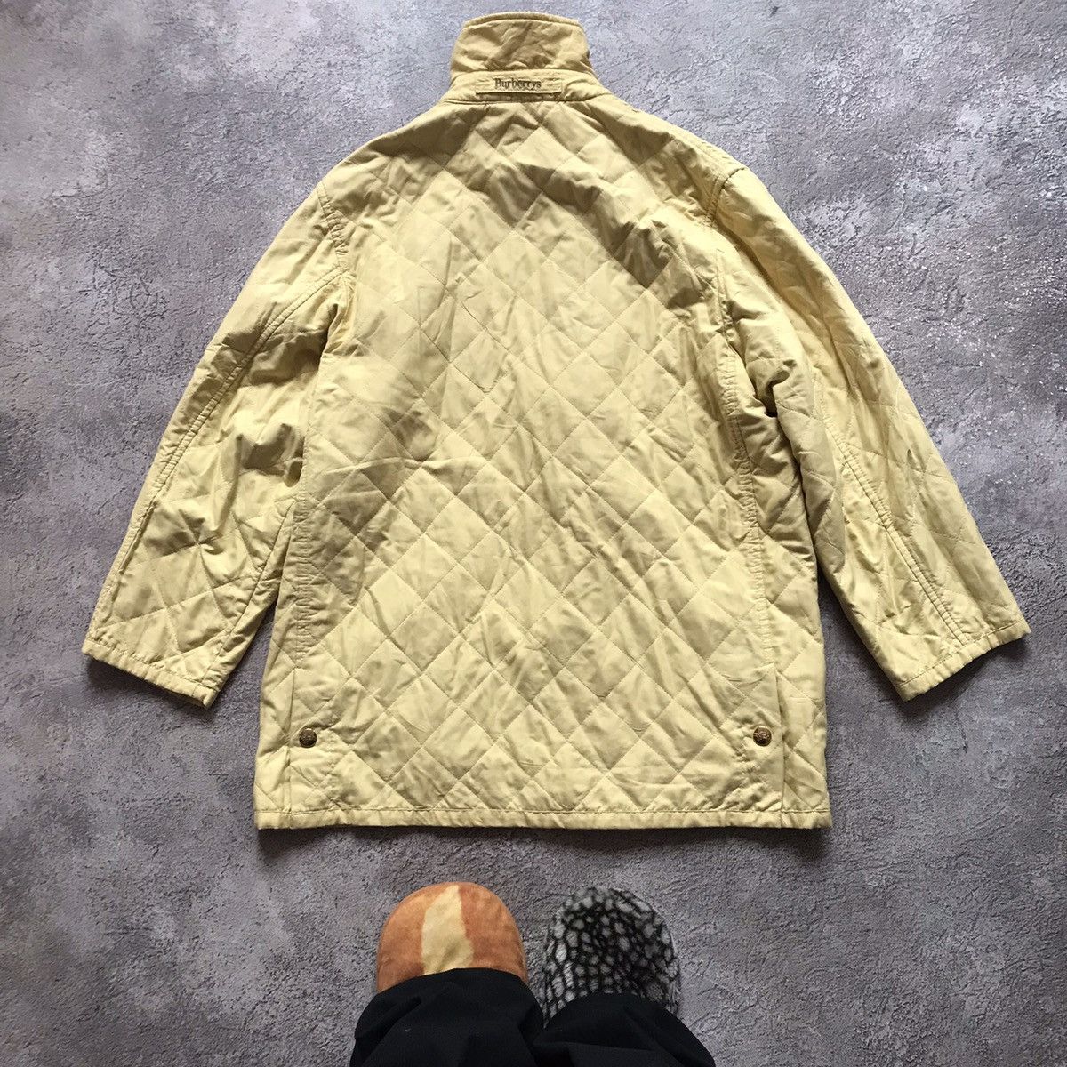 Vintage Vintage Burberrys Quilted Jacket Khaki Gorpcore 90s Slim L Size L / US 10 / IT 46 - 9 Thumbnail