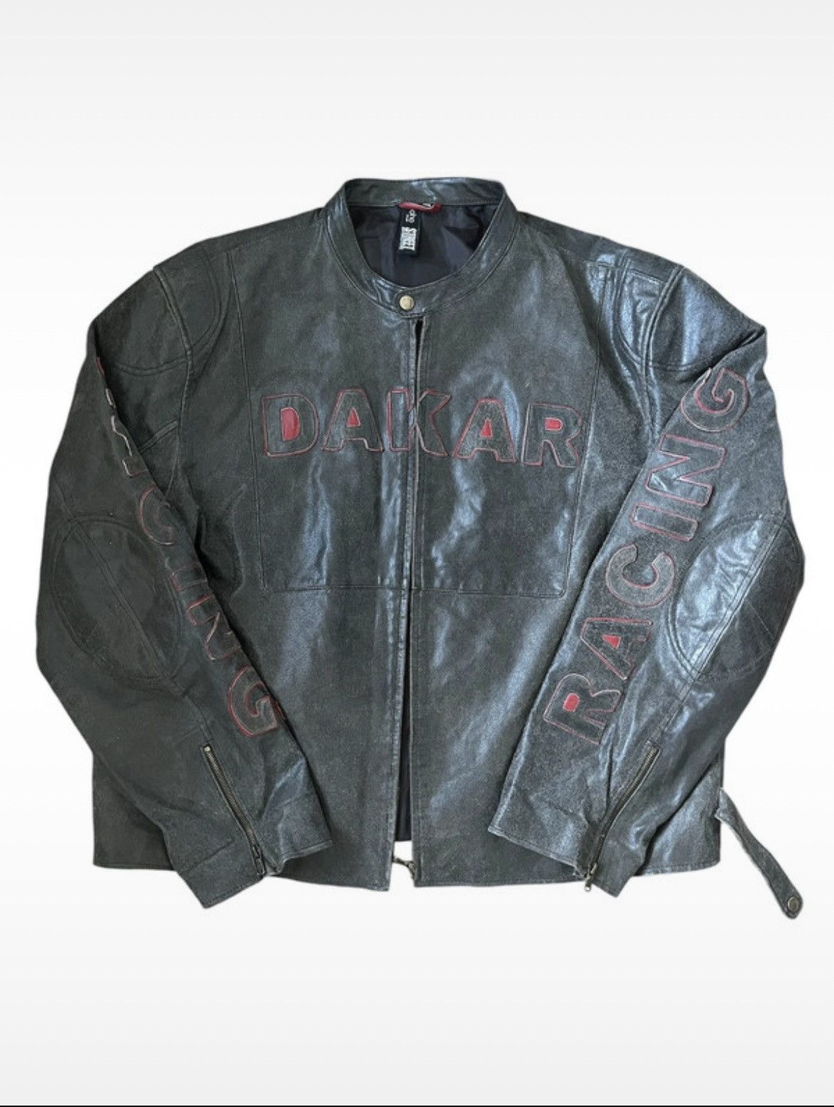 Vintage Dakar vintage racing leather jacket Size US XXL / EU 58 / 5 - 1 Thumbnail