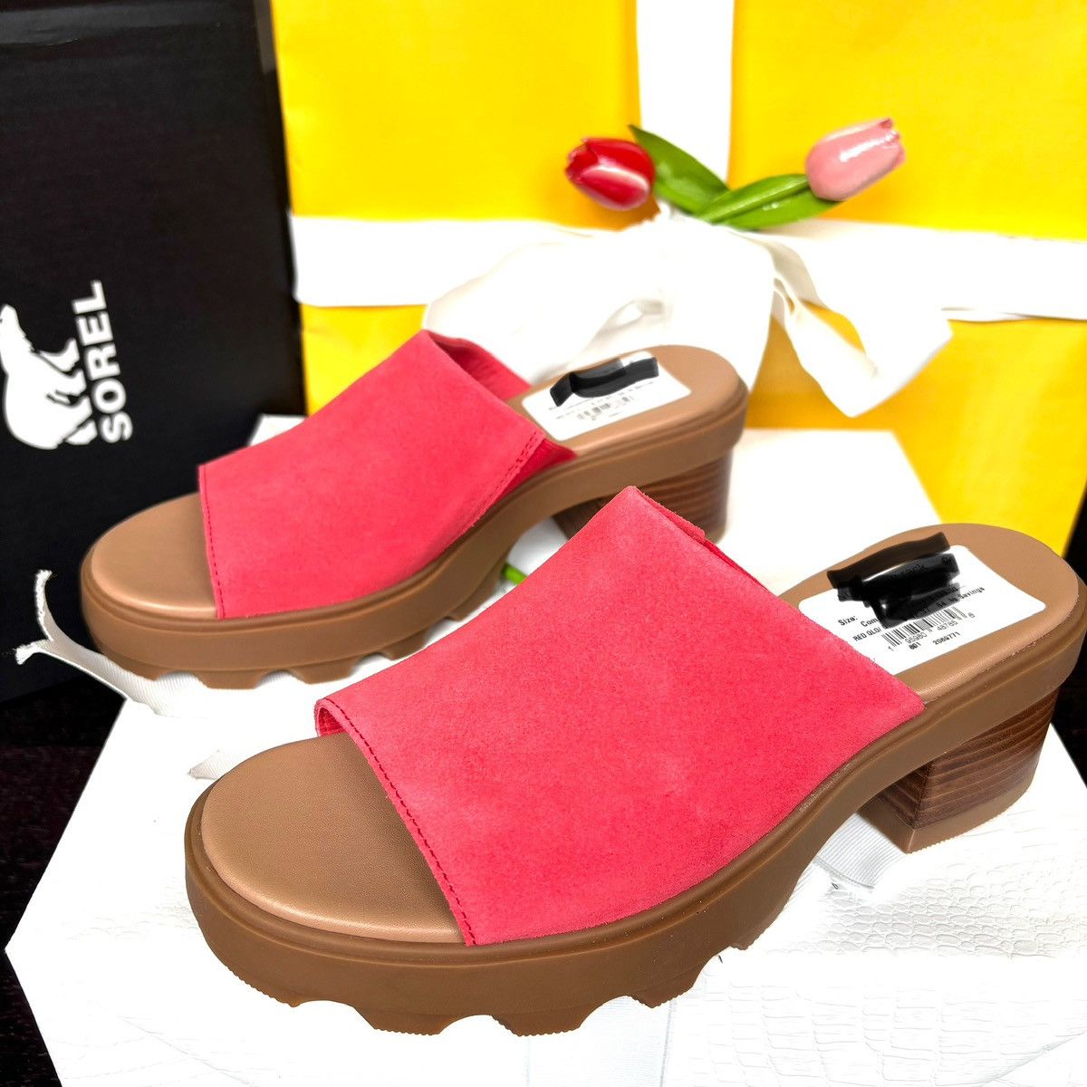 SOREL Joanie Platform Slide Sandal Size US 8.5 / IT 38.5 - 3 Thumbnail