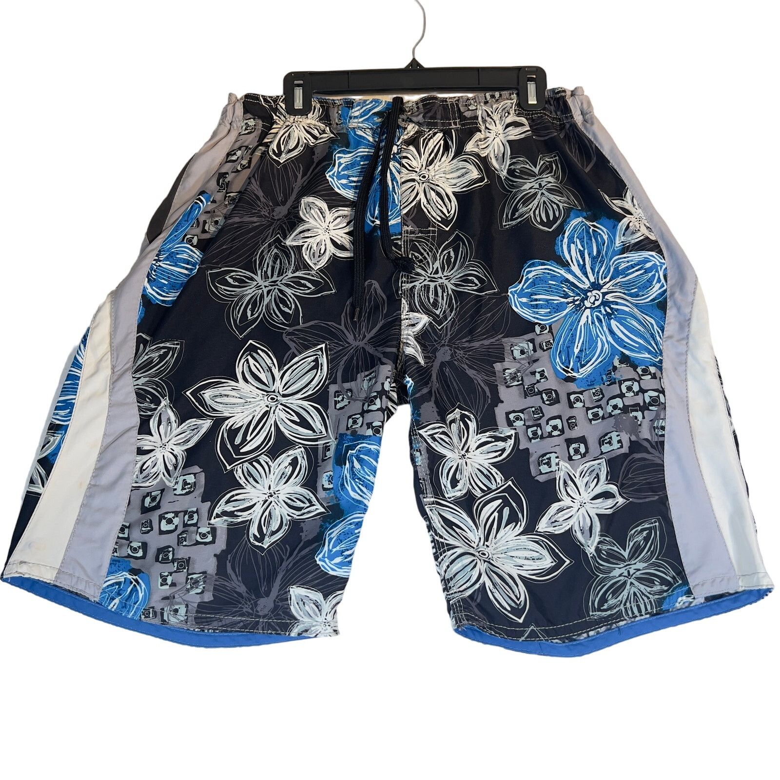 Burnside Burnside Swimsuit Men L Hawaiin Floral Mesh Lined Drawstring Size US 32 / EU 48 - 1 Thumbnail