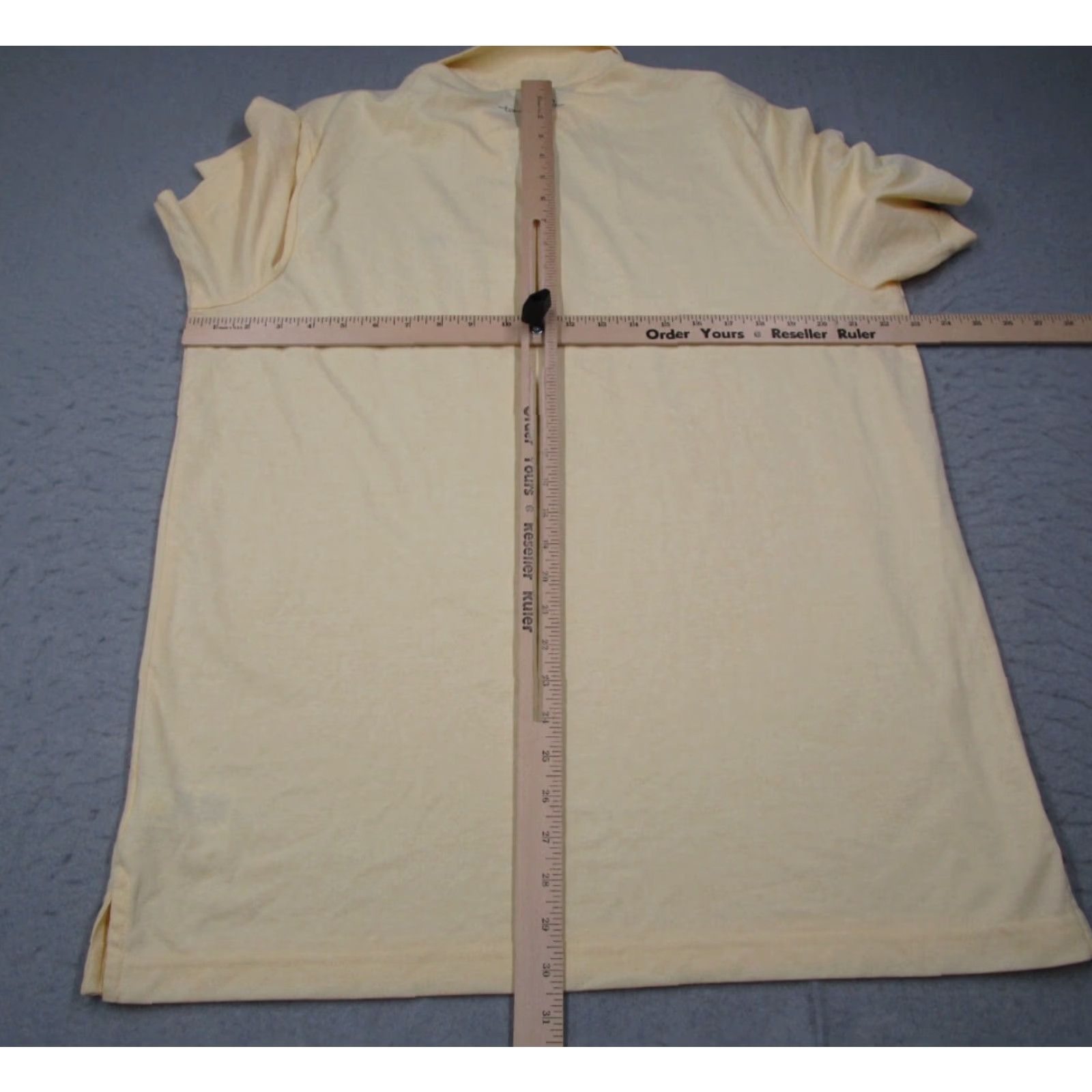TravisMathew Travis Mathew Polo Shirt Mens Extra Large Yellow Pit Boss Pima Logo Golf Size US XL / EU 56 / 4 - 6 Thumbnail
