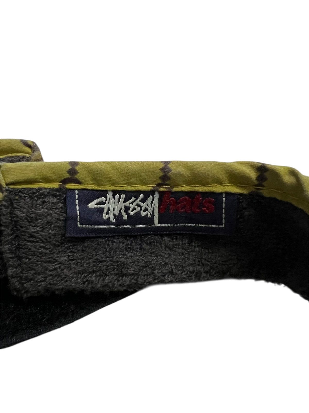 Stussy × Vintage Vintage 1990's Stussy SS Monogram Visor Hat Size ONE SIZE - 5 Thumbnail
