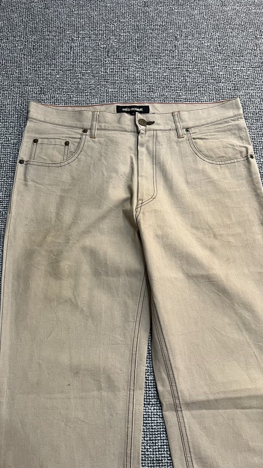 Yohji Yamamoto Vintage Ined Homme Yohji Yamamoto jeans Size US 32 / EU 48 - 5 Thumbnail