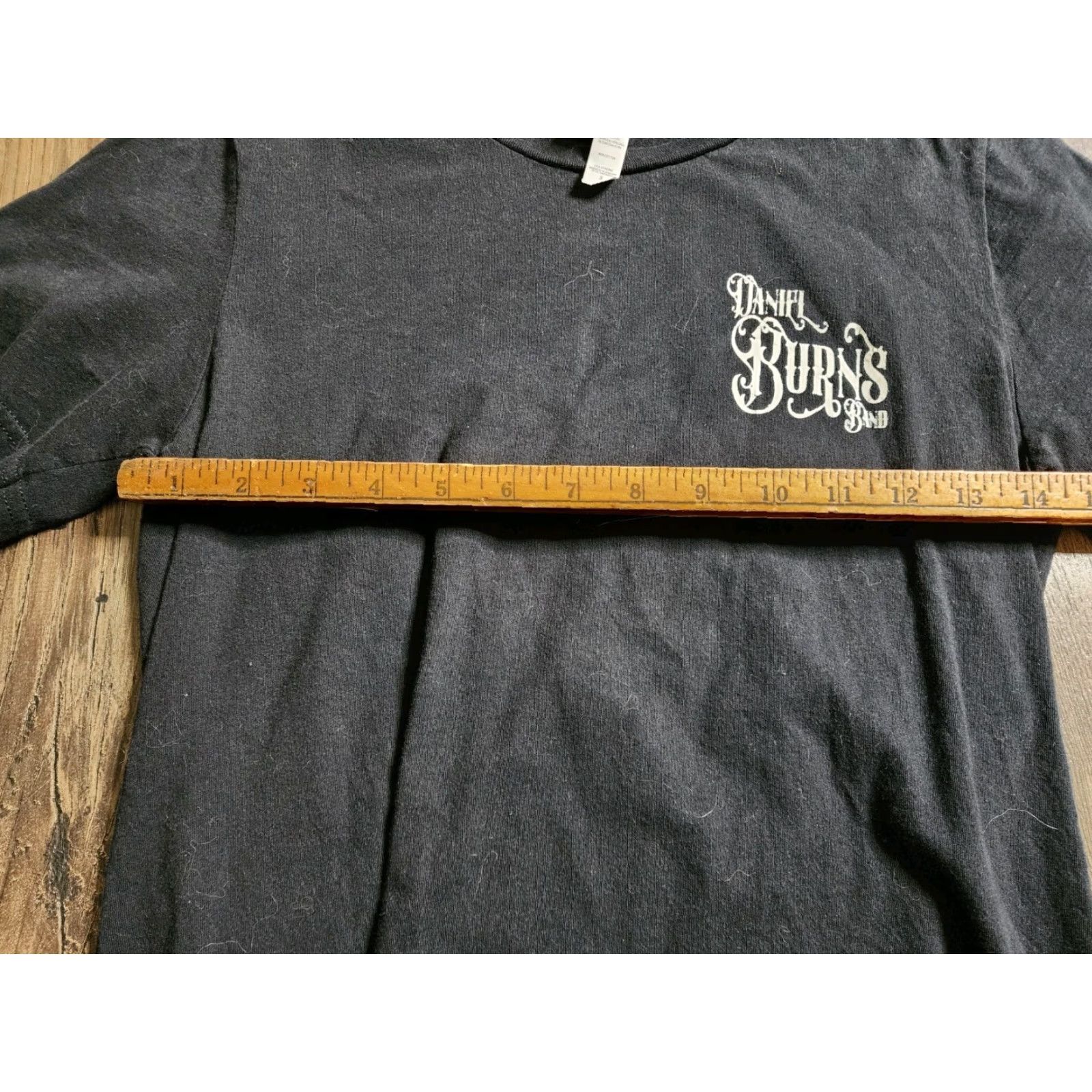 Vintage Womens T-Shirt The Daniel Burns Band Tee Double Sided Black S Short Sleeve Round Neck Womens Tee Size S / US 4 / IT 40 - 4 Thumbnail