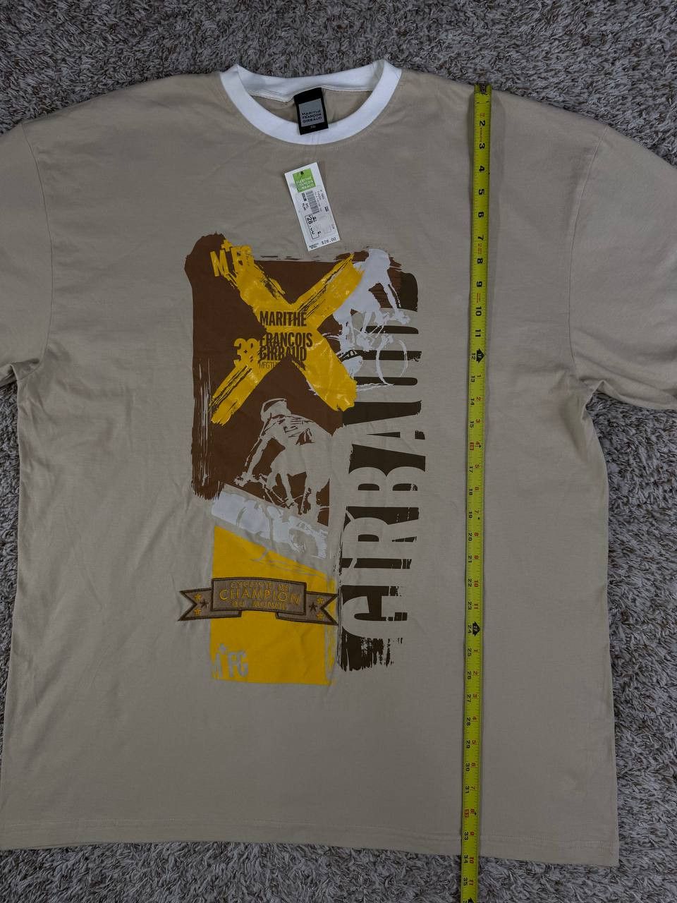Marithe + Francois Girbaud Y2K Marithé François Girbaud Graphic Logo Hip Hop Size US XXL / EU 58 / 5 - 6 Thumbnail