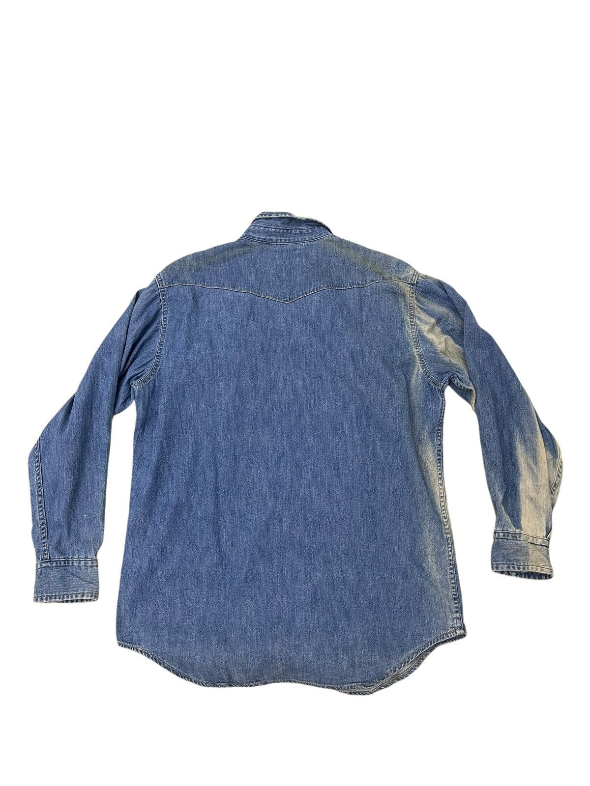 Blue Blue Japan Sun Faded Blue Blue Japan Denim Shirt Westerner 6🟩0 Size US M / EU 48-50 / 2 - 8 Thumbnail