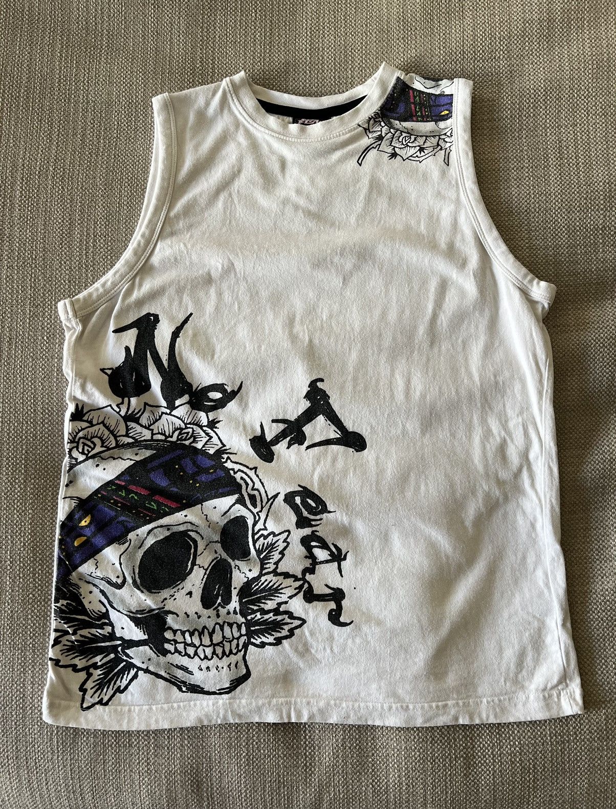 No Fear × Vintage Vintage 💥 Y2K No Fear Tank Top Tee Size US M / EU 48-50 / 2 - 1 Thumbnail