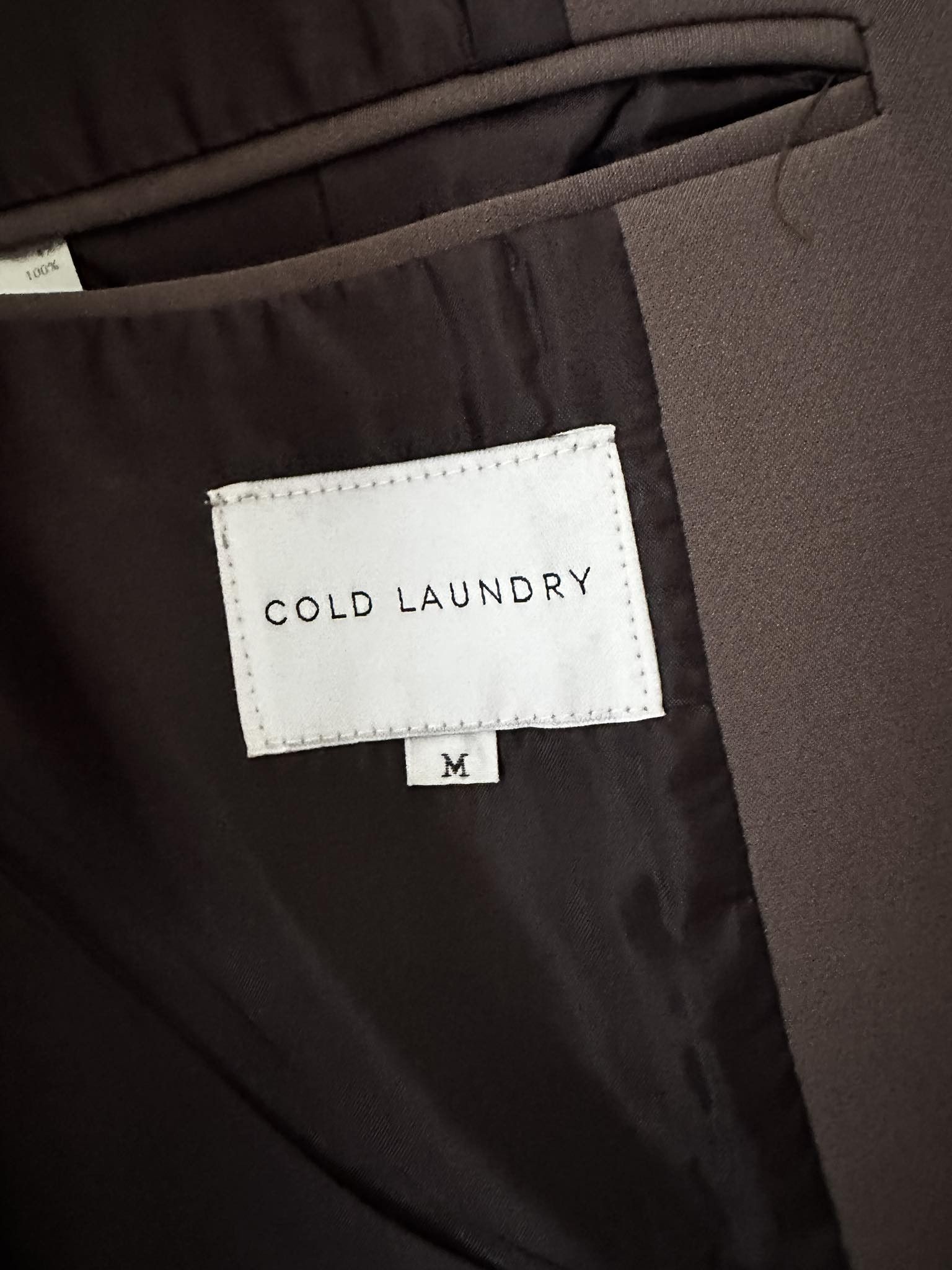 Cold Laundry Cold Laundry Cappucino Brown Suit Size 48L - 3 Thumbnail