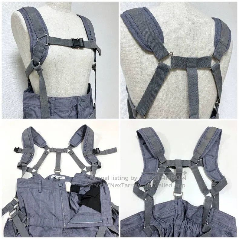 Other Comme Des Garcons size S Grey vintage parachute design ove Size 23" - 6 Thumbnail