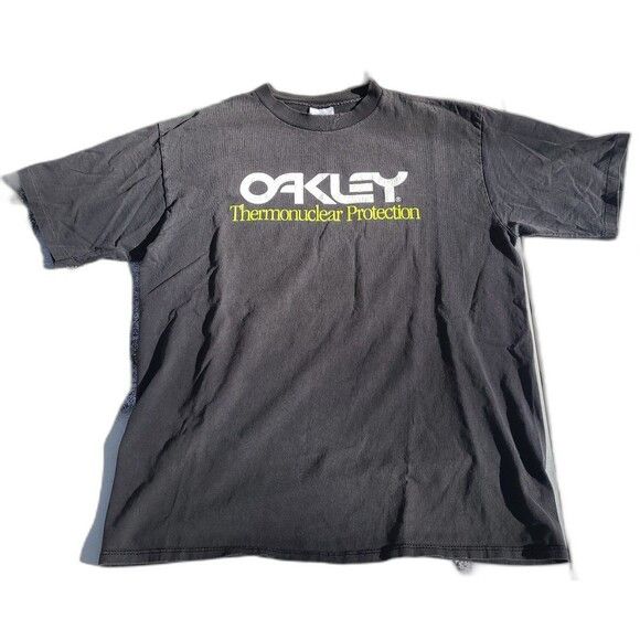 Oakley Vintage Oakley Thermonuclear Protection t- shirt Size US XL / EU 56 / 4 - 1 Thumbnail