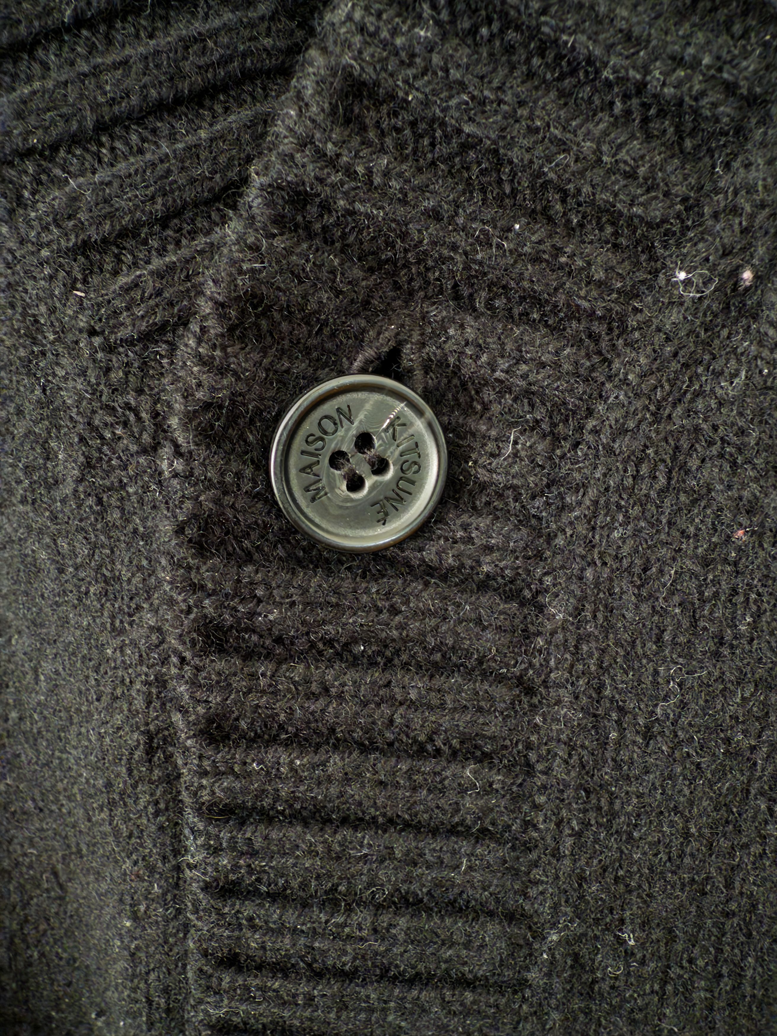 Maison Kitsune Maison Kitsuné Black Fox Cardigan Size US XXL / EU 58 / 5 - 5 Thumbnail