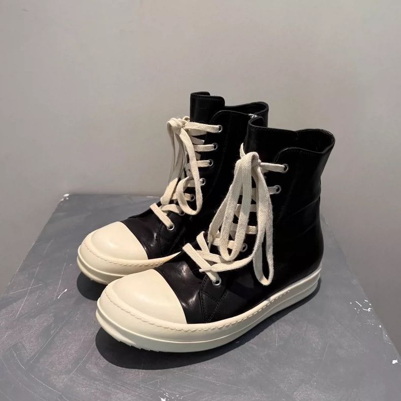 Rick Owens rick owens Large Converse board shoes made of cowhide shoes Size US 6 / IT 36 - 2 Thumbnail