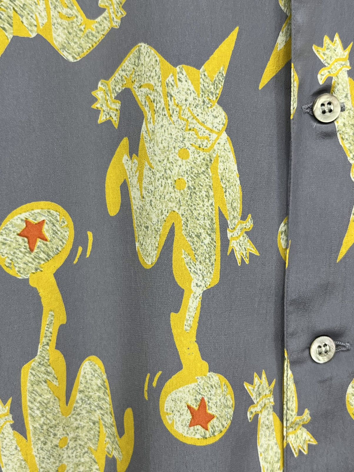 Fuck Art, Make Tees FYE🔥Vtg 80’s VITESSE JAPON Art Human Made Clown Alien Shirt Size US M / EU 48-50 / 2 - 2 Thumbnail