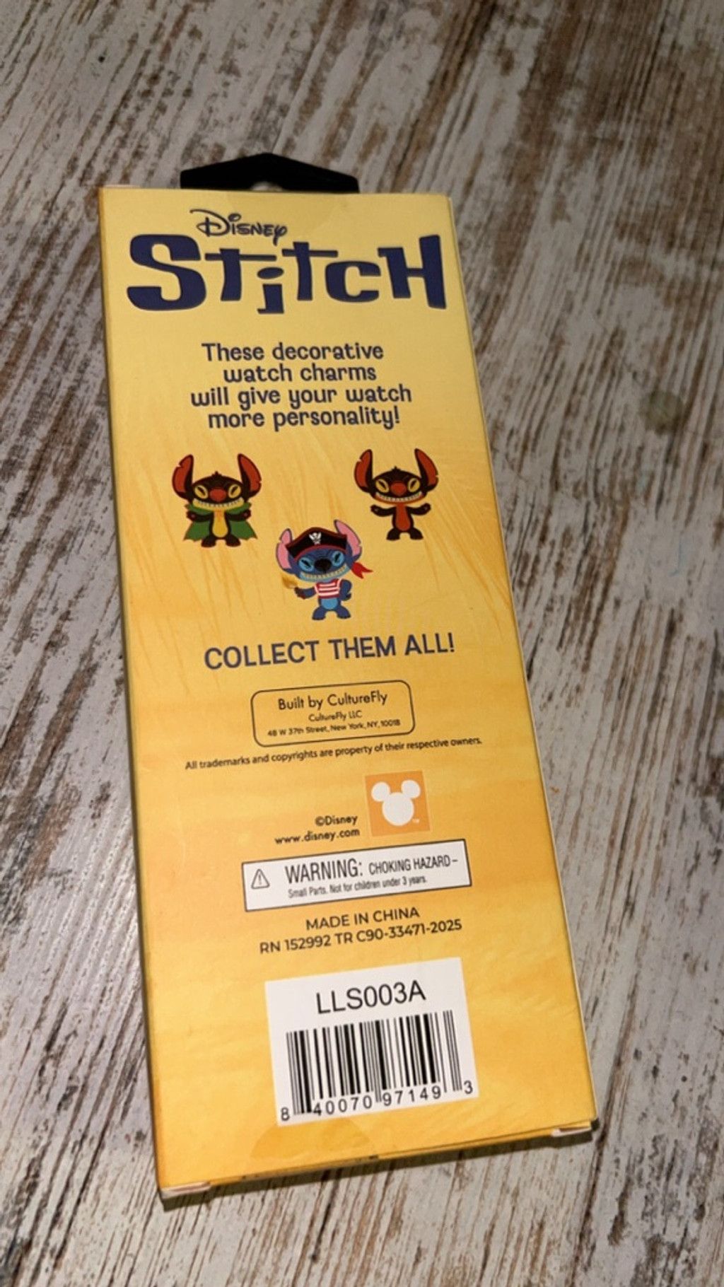 Disney Women's Disney Stitch Watch Charms One Size Yellow White Size ONE SIZE - 2 Thumbnail
