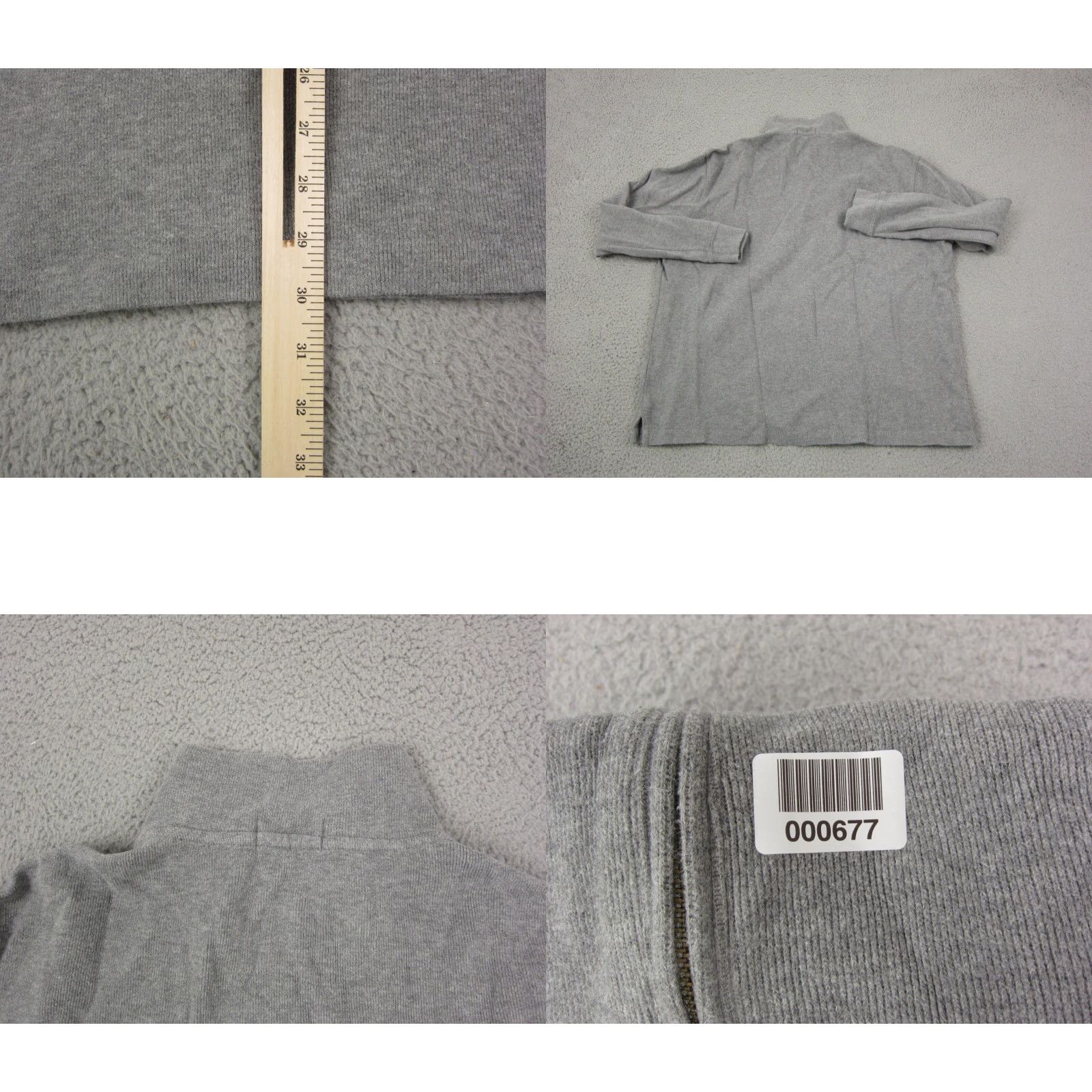 Polo Ralph Lauren Polo Ralph Lauren Sweatshirt Adult XL Gray 1/4 Zip Mock Neck 3/4 Zip Pullover Mens 90s Estate Rib Logo Zip Polo Ralph Lauren Sweatshirt Size US XL / EU 56 / 4 - 8 Thumbnail