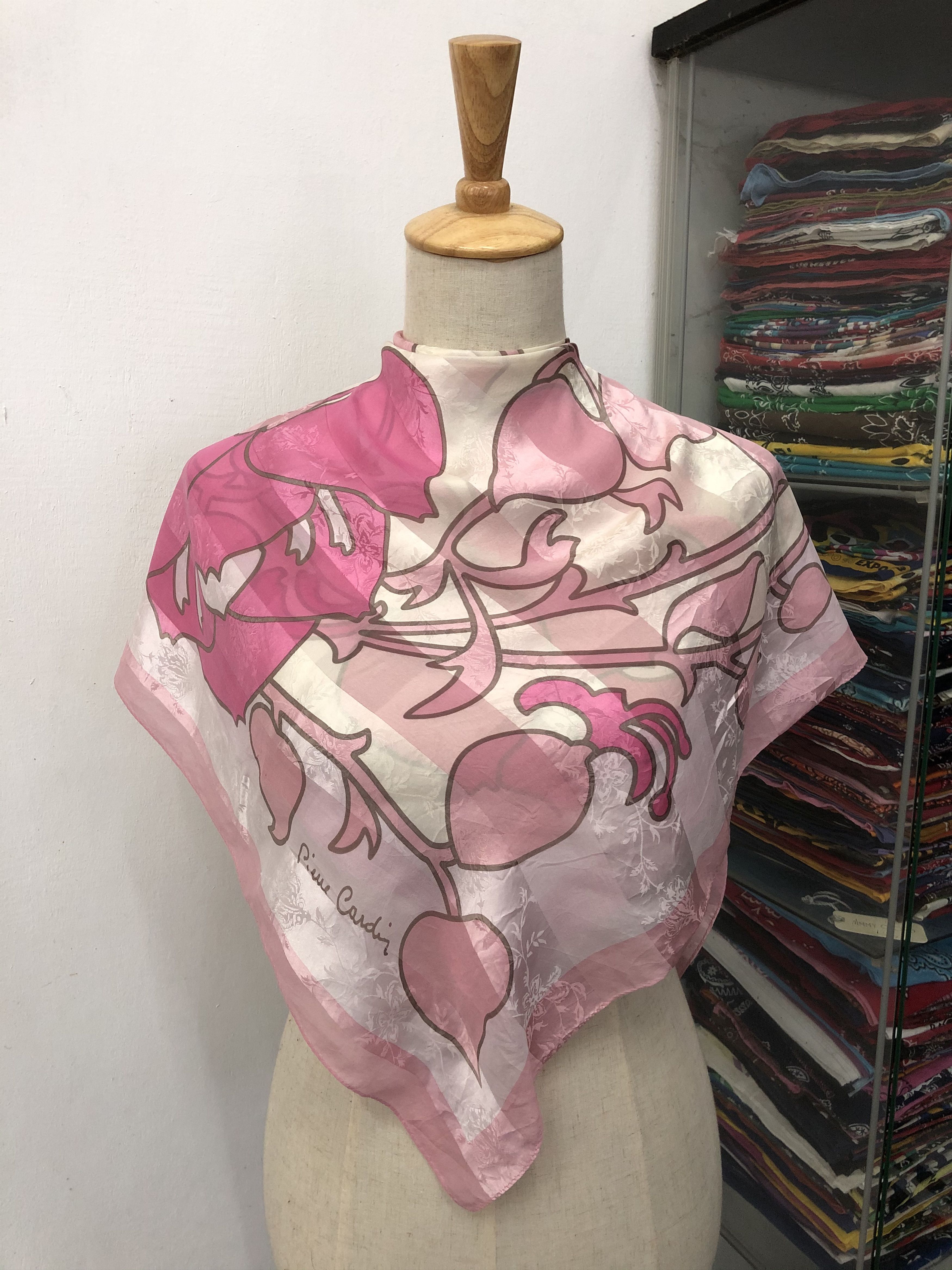 Pierre Cardin Vintage Pierre Cardin Silk Scarf Size ONE SIZE - 1 Thumbnail