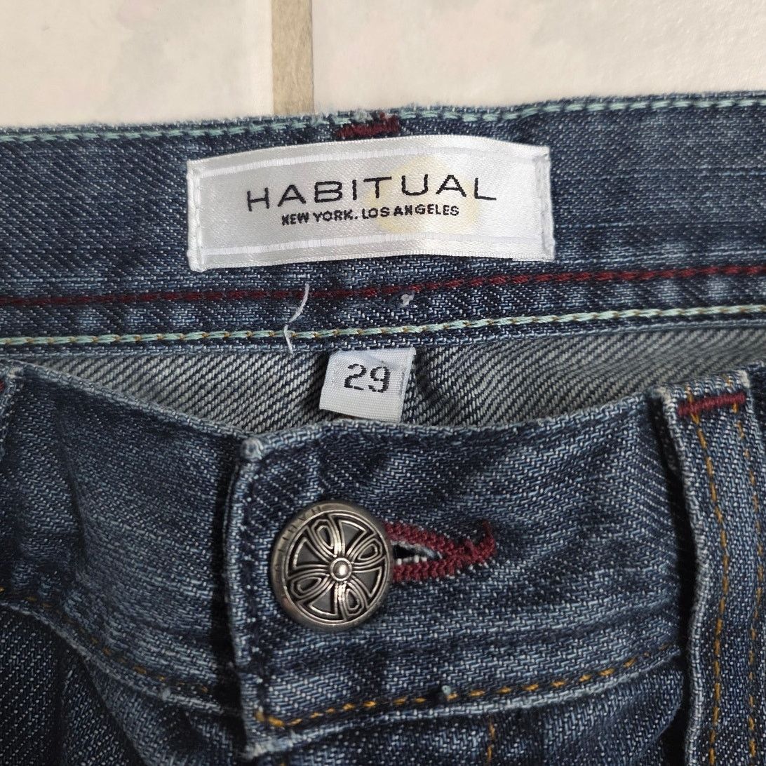 Other Vintage Habitual Medium Wash Skinny Jeans - 29 Size 29" - 3 Thumbnail