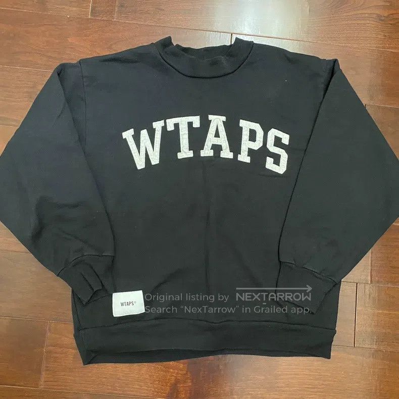 Wtaps Leaves collar campus style hoodie