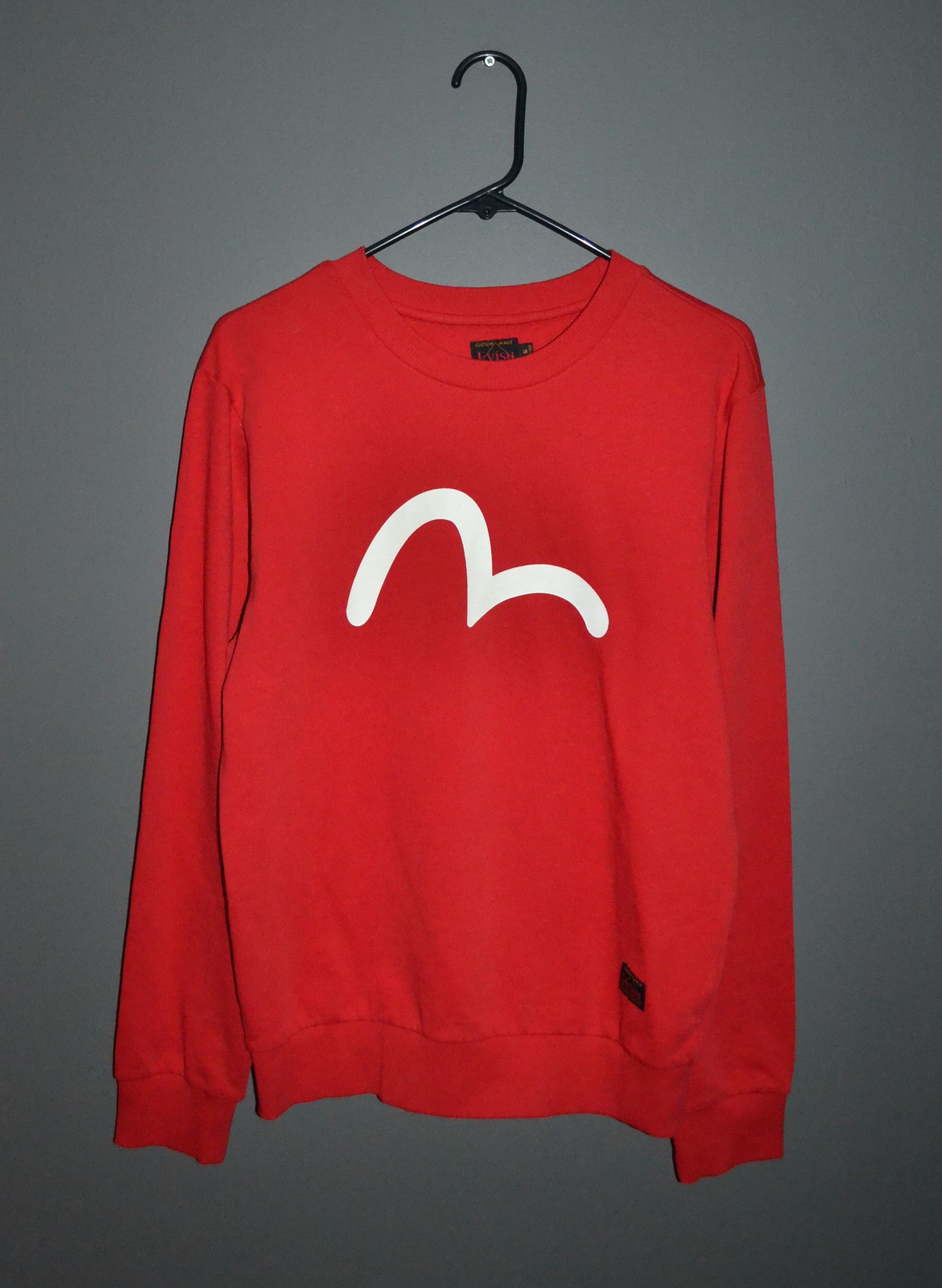 Evisu Evisu S size Red Sweatshirt Logo Size US S / EU 44-46 / 1 - 5 Thumbnail