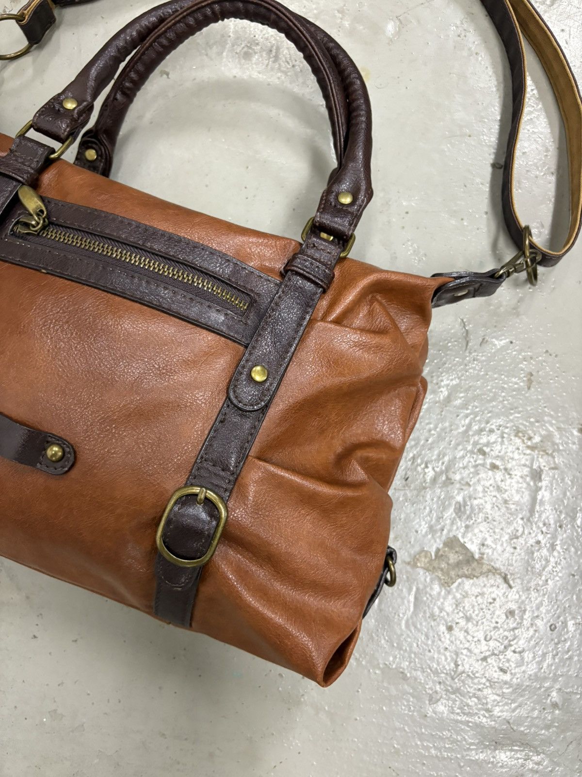 KMRii Balenciaga style bag guidi leather handbag kmrii japanese Size ONE SIZE - 13 Thumbnail