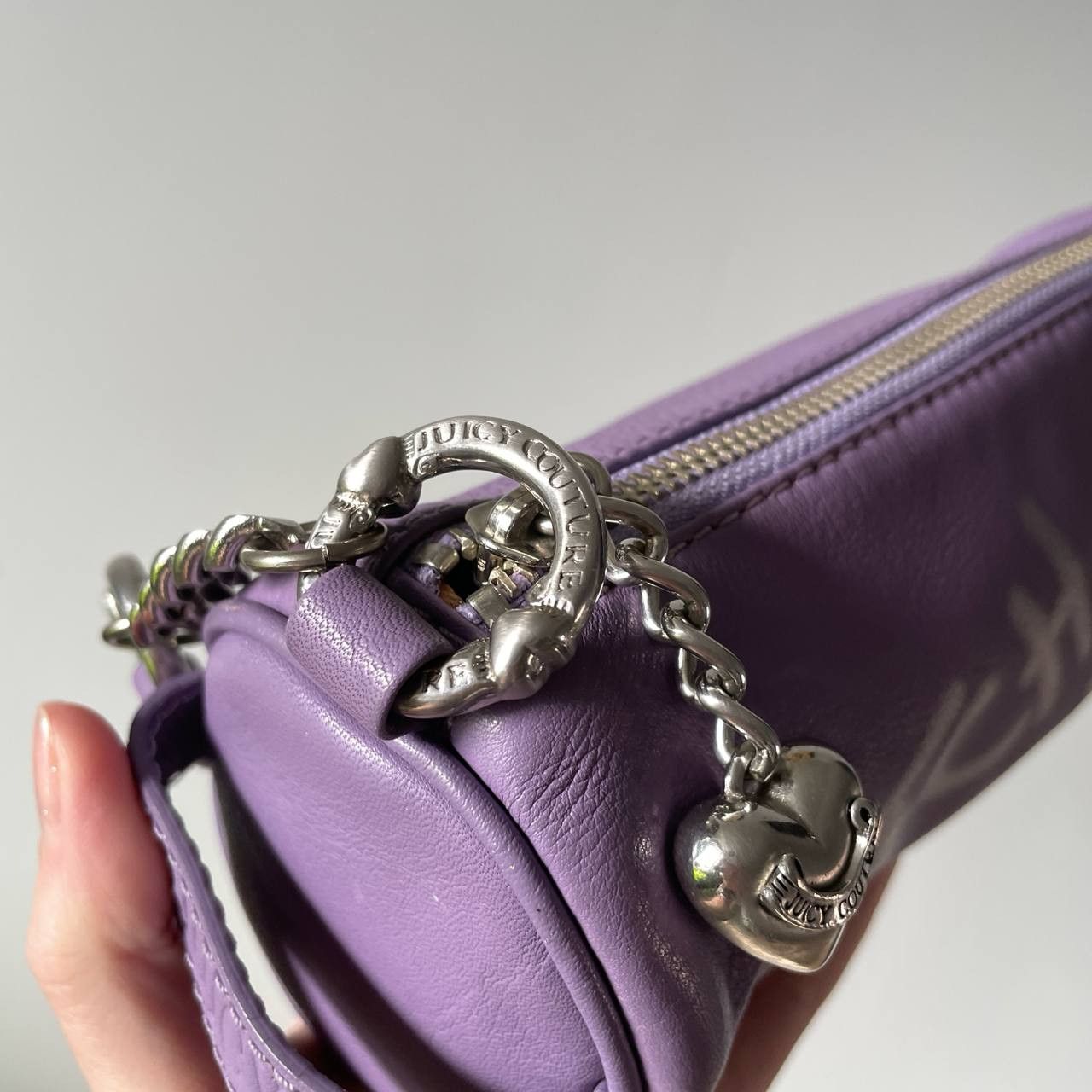 Juicy Couture VINTAGE Y2K JUICY COUTURE RARE LEATHER MINI BAG DITCH HIM Size ONE SIZE - 5 Thumbnail