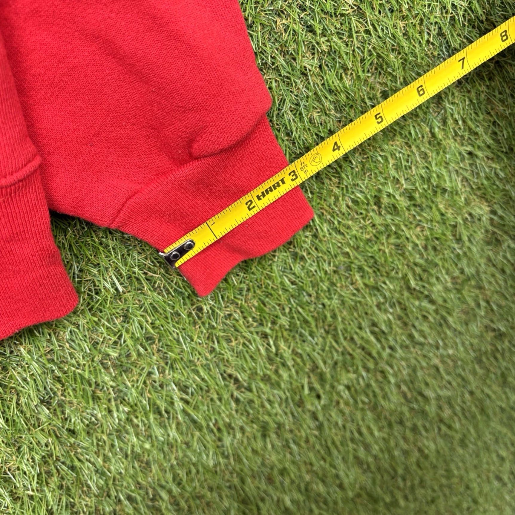 Russell Athletic VINTAGE Russell Athletic Sweatshirt Mens 2XL Red Crewneck 90s Pullover Cotton/Polyester Fleece Cotton Blend Long Sleeve Size US XXL / EU 58 / 5 - 6 Thumbnail