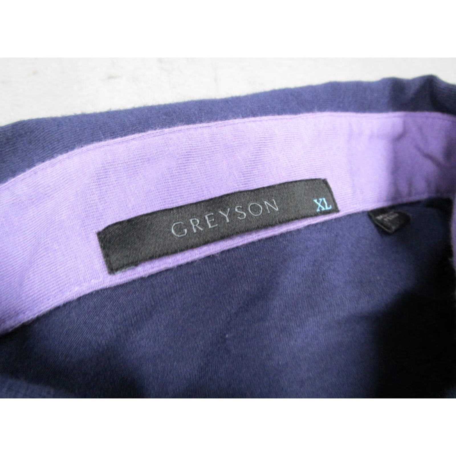 Vintage Greyson Shirt Men Extra Large Purple Long Sleeve Golf Polo Stretch Travel Wolf Size US XL / EU 56 / 4 - 3 Thumbnail