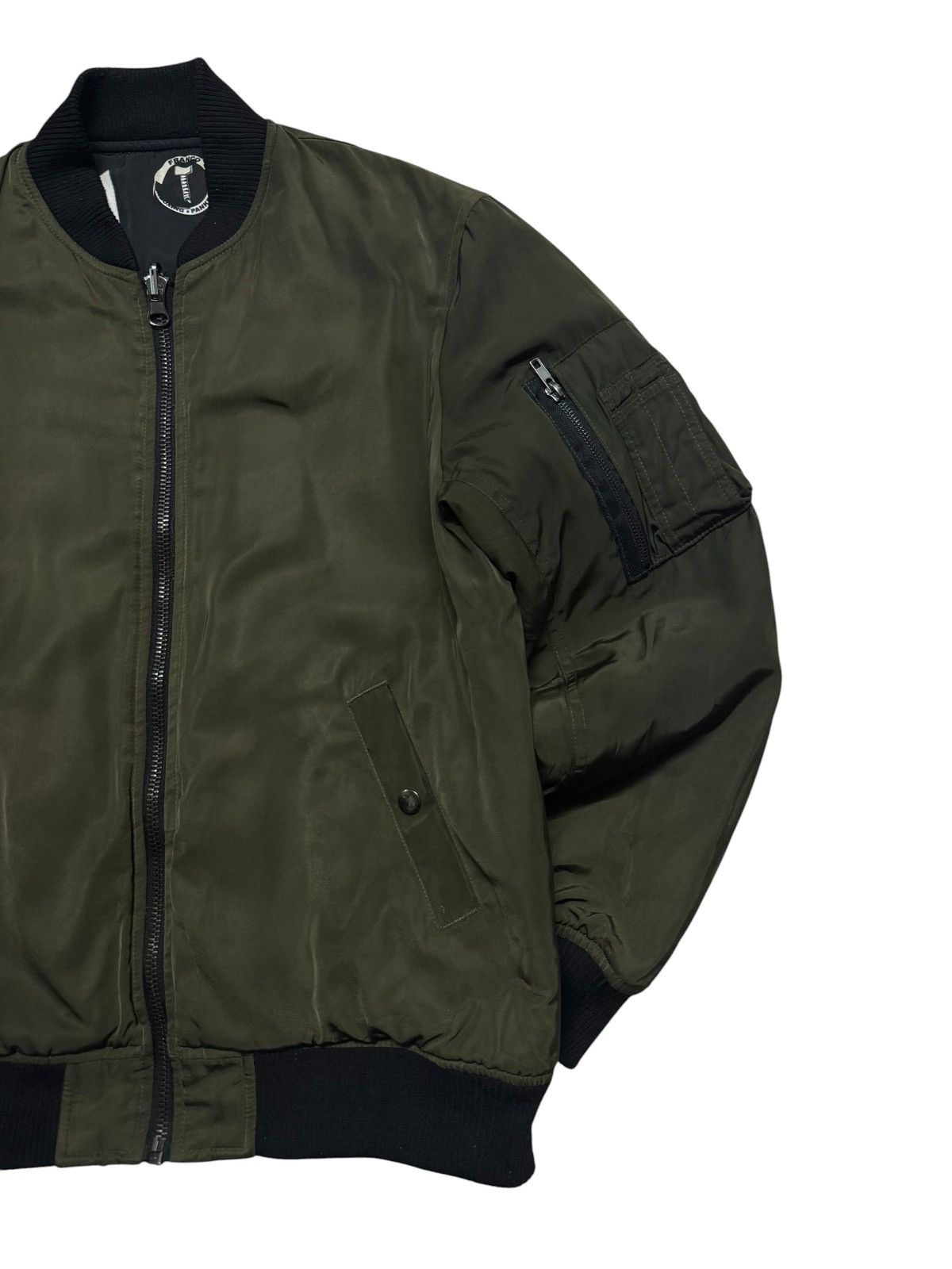 Vintage RAF SIMONS STYLE REVERSIBLE BOMBERS JACKET BY CASPER JOHN Size US M / EU 48-50 / 2 - 15 Thumbnail