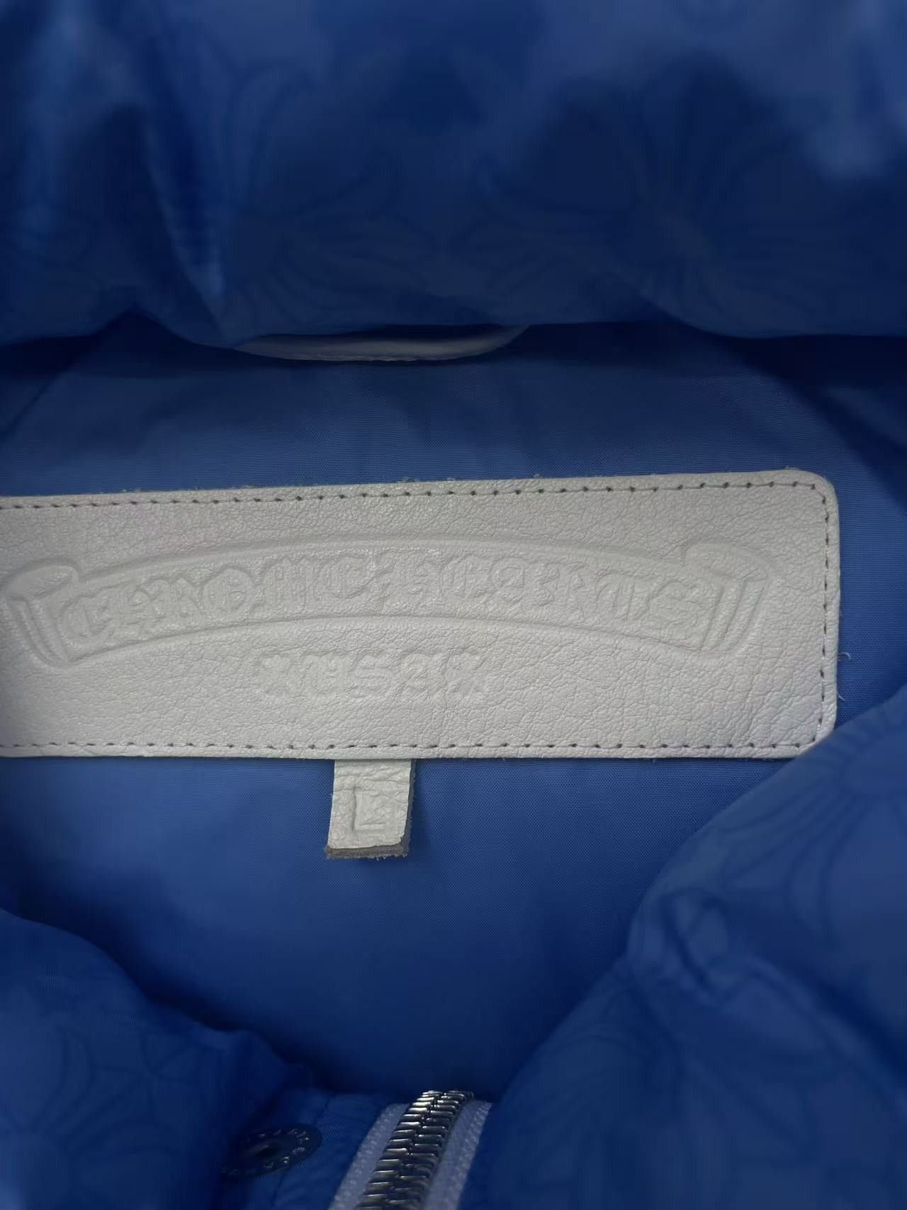 Chrome Hearts Chrome Hearts Unisex Tonal Plus Blue Puffer Down Vest Size L / US 10 / IT 46 - 5 Thumbnail